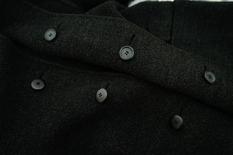 Yohji Yamamoto Yohji Yamamoto Yohji Yamamoto Mid-Length Wool Blend Coat Size US M / EU 48-50 / 2 - 5 Thumbnail