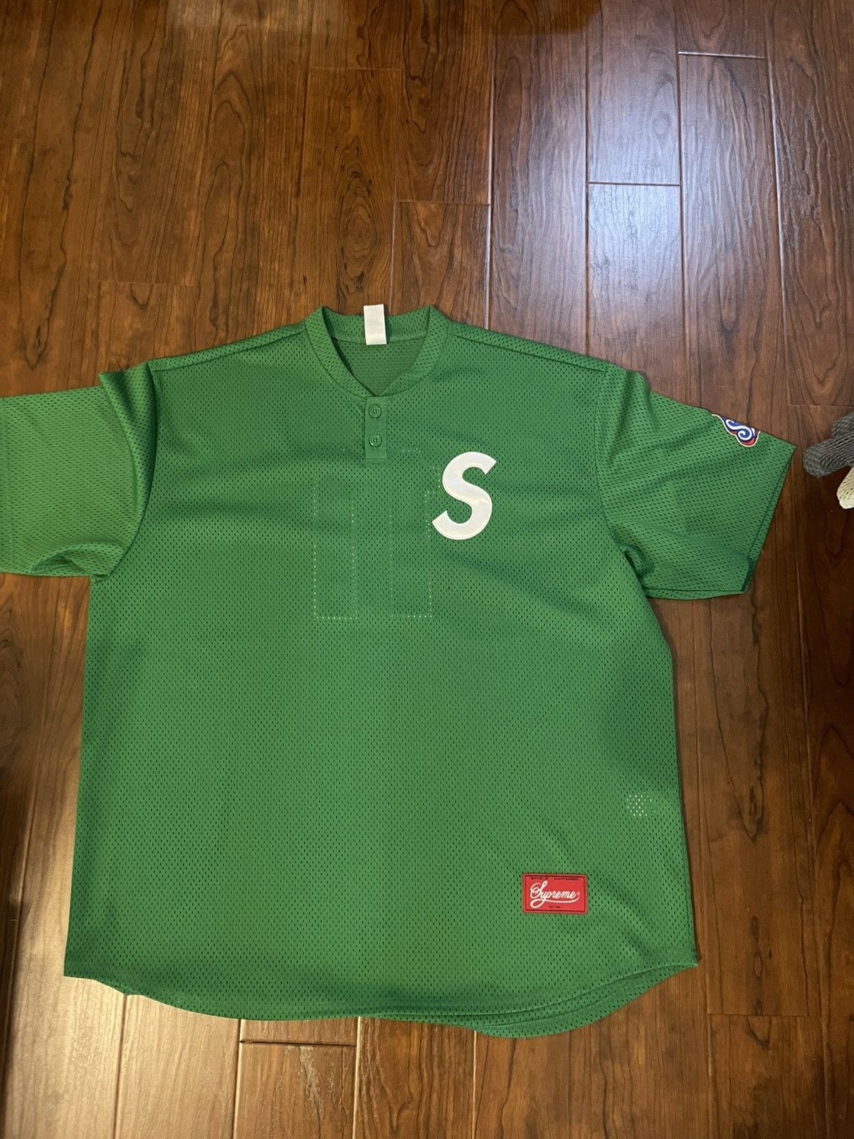 Supreme Supreme Grey Baseball Jersey Size XXL WORN ONCE Size US XXL / EU 58 / 5 - 1 Thumbnail