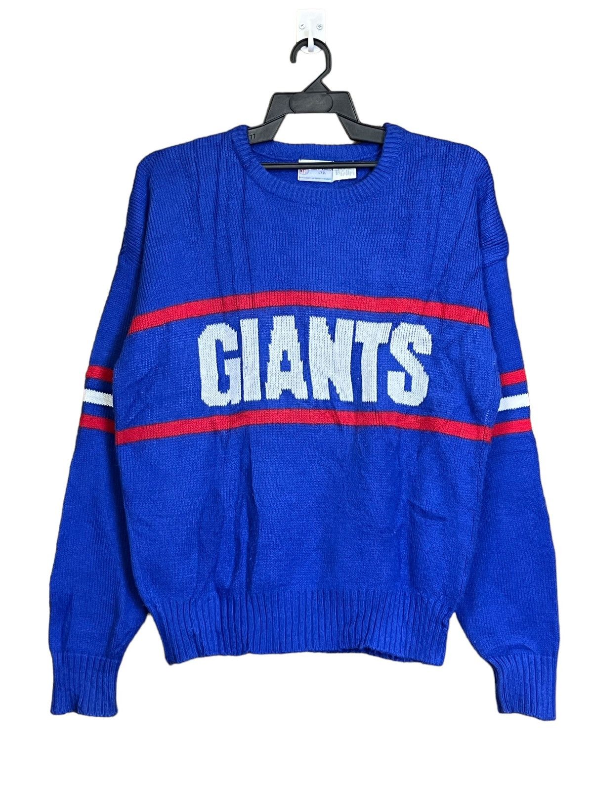 NFL VINTAGE NEW YORK GIANTS CLIFF ENGLE NFL KNIT SWEATS Size US L / EU 52-54 / 3 - 1 Thumbnail
