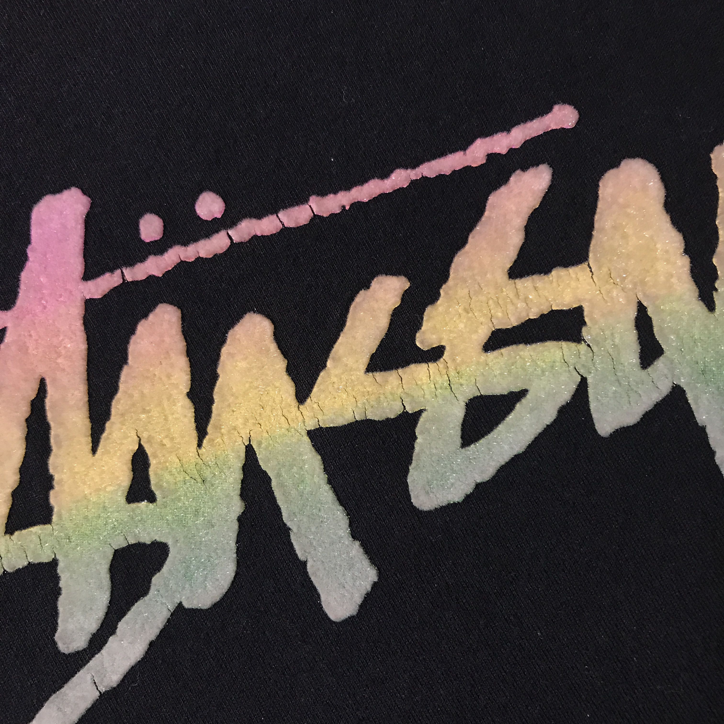 Other Stussy Pink Yellow Green Textured Logo Size US L / EU 52-54 / 3 - 5 Thumbnail