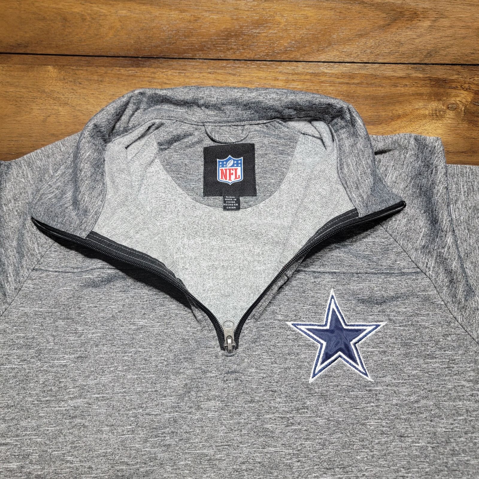 NFL NFL Dallas Cowboys LS Quarter Zip Athletic Pull Over - Small Size US S / EU 44-46 / 1 - 4 Thumbnail