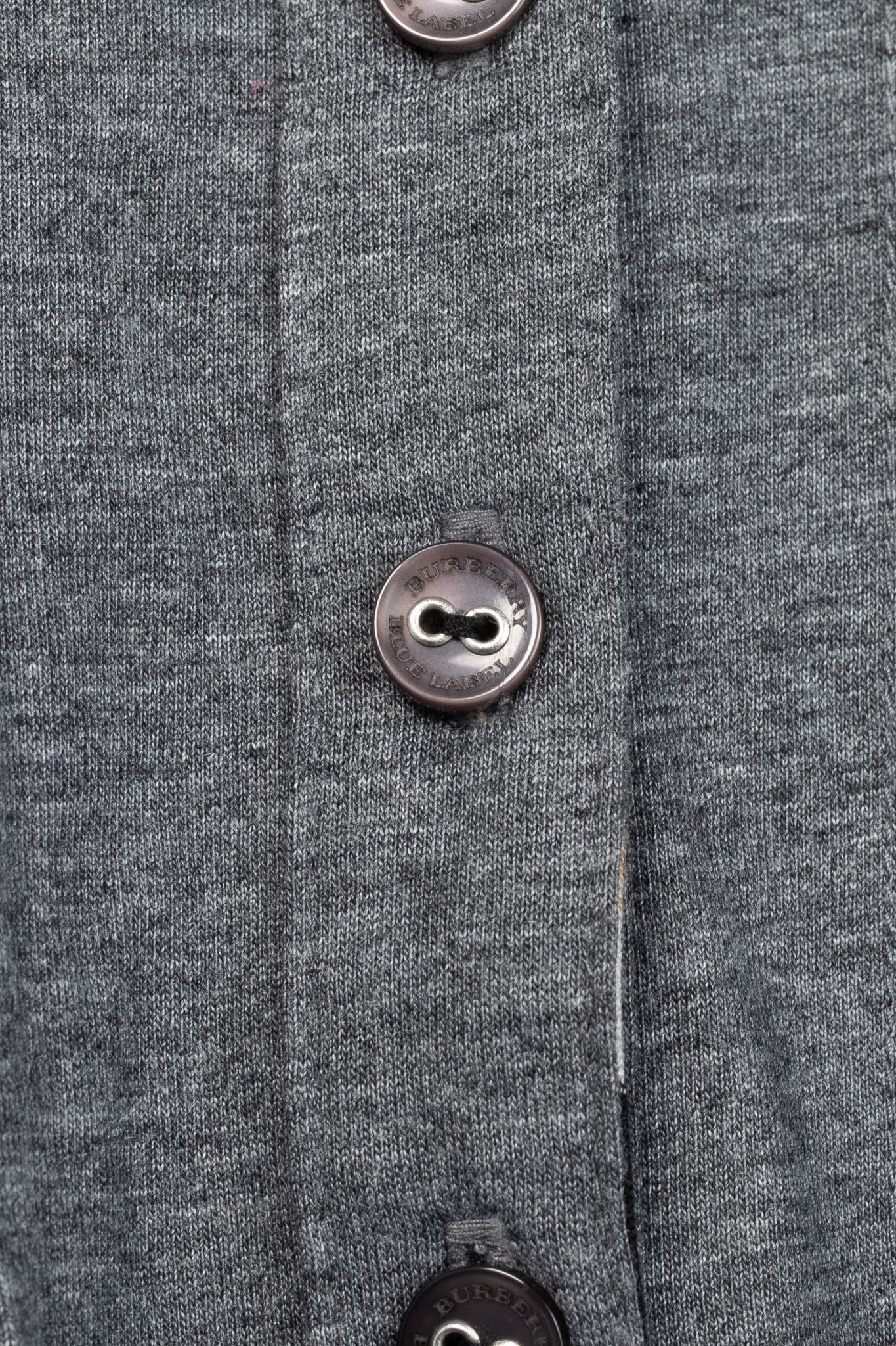 Burberry Burberry Blue Label Grey-Jersey Pintuck Flare-Hem Polo Dress Size S / US 4 / IT 40 - 9 Thumbnail