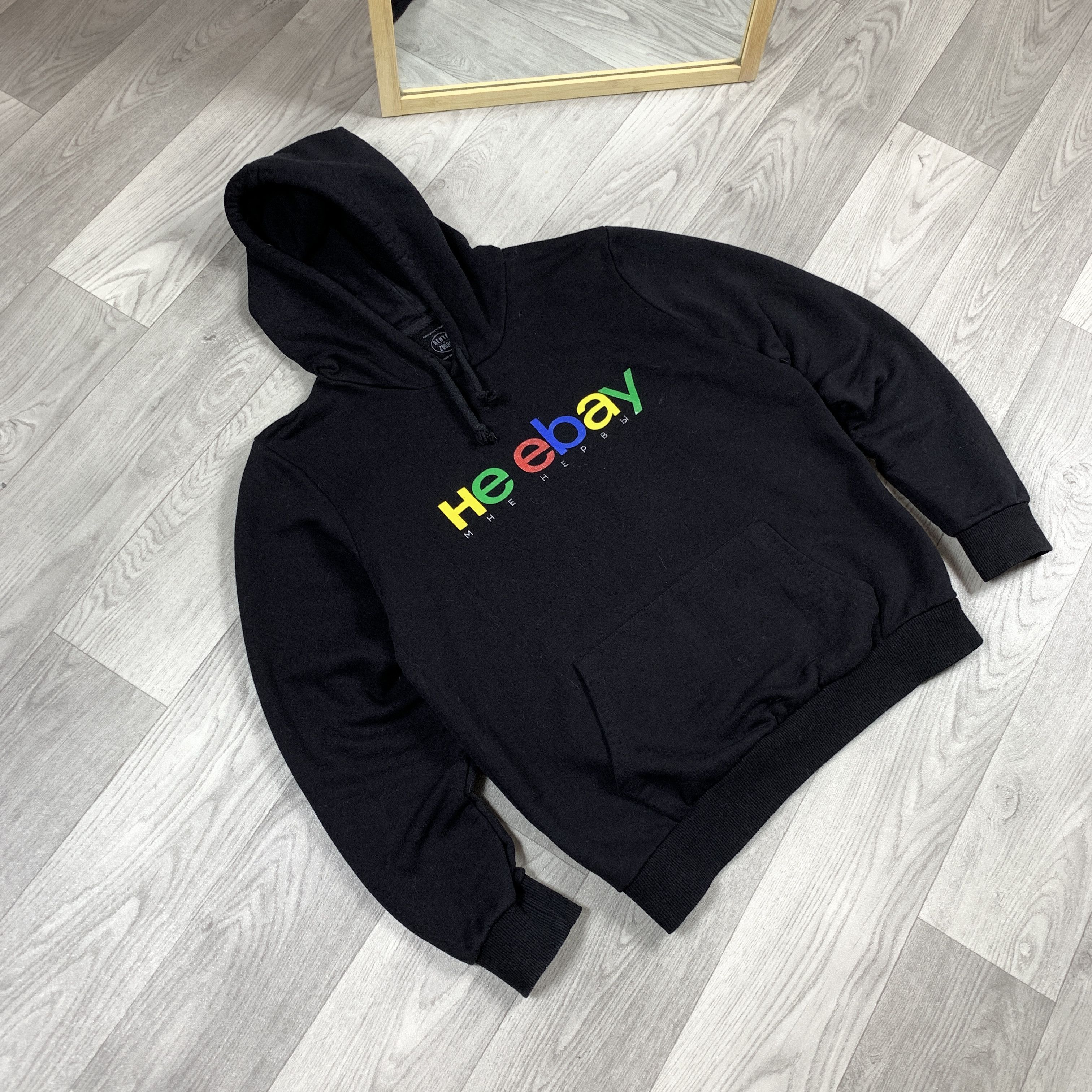 eBay Vintage eBay Humor Ukrainian Odessa Black Graphic Hoodie Size US XL / EU 56 / 4 - 4 Thumbnail