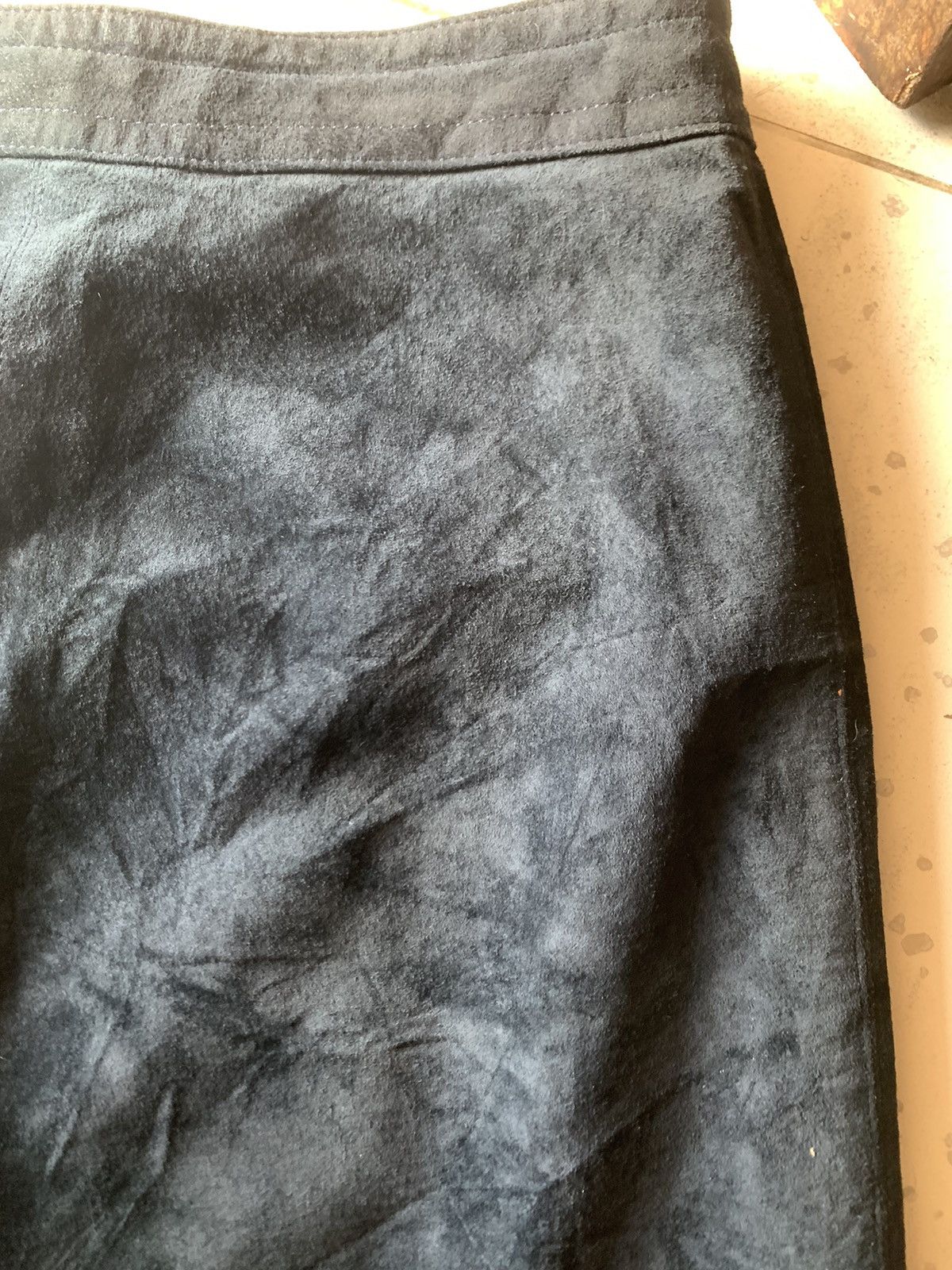 Celine Vintage celine double lining suede skirt Size 30" / US 8 / IT 44 - 12 Thumbnail