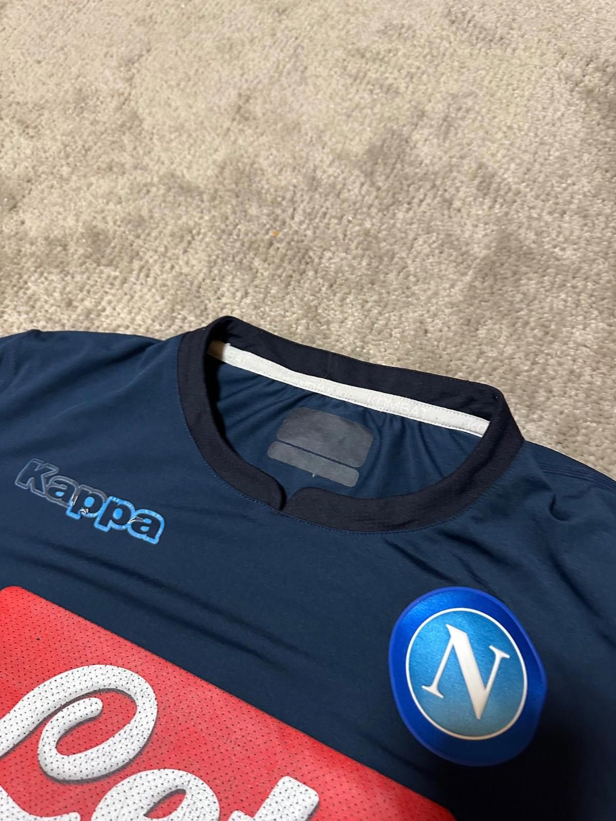 Kappa SSC NAPOLI 2017/18 THIRD FOOTBALL SHIRT KAPPA KOMBAT JERSEY Size US L / EU 52-54 / 3 - 3 Thumbnail