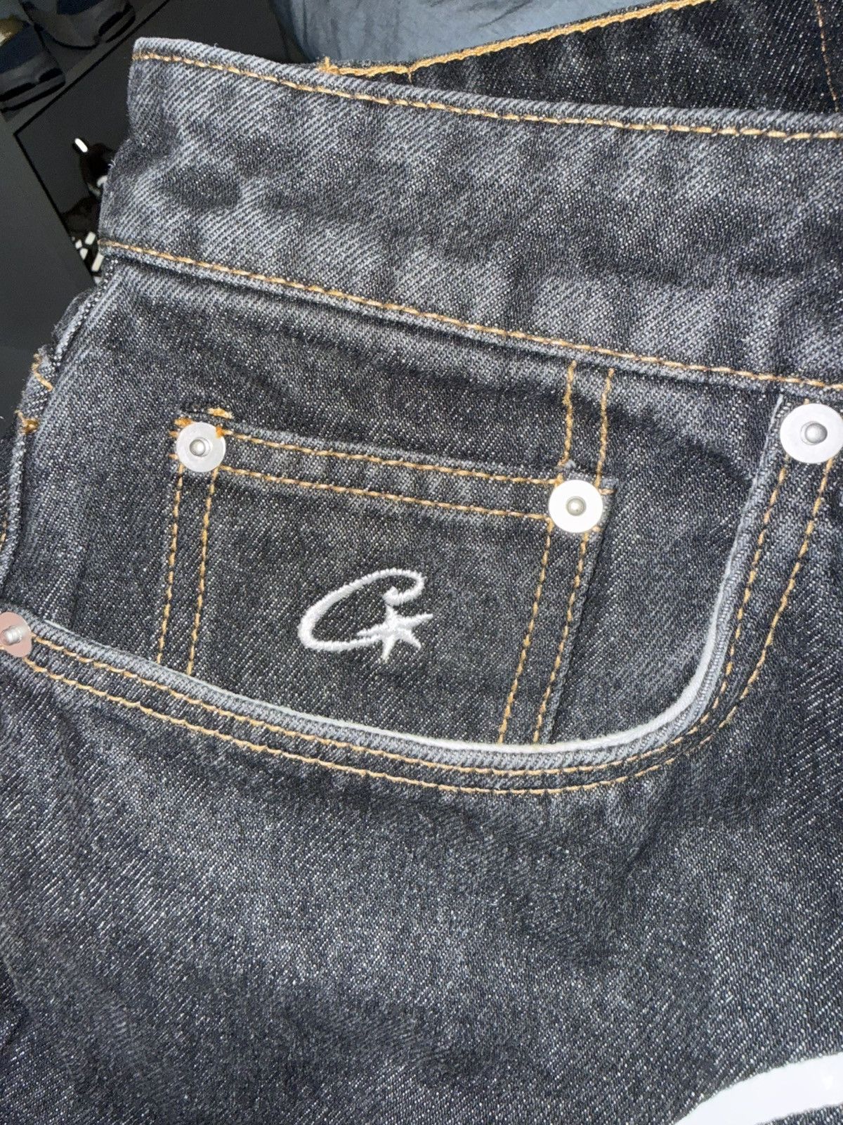 Corteiz Corteiz Alcatraz Denim Shorts Size US 34 / EU 50 - 5 Thumbnail