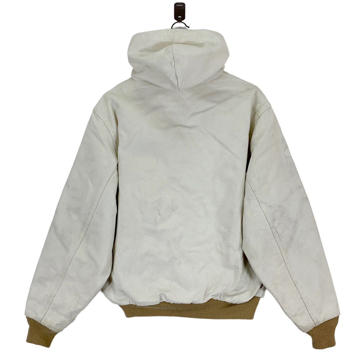 Carhartt 🔥🔥VINTAGE CARHATT WORKERS HOODIE BOMBER JACKET Size US L / EU 52-54 / 3 - 6 Thumbnail