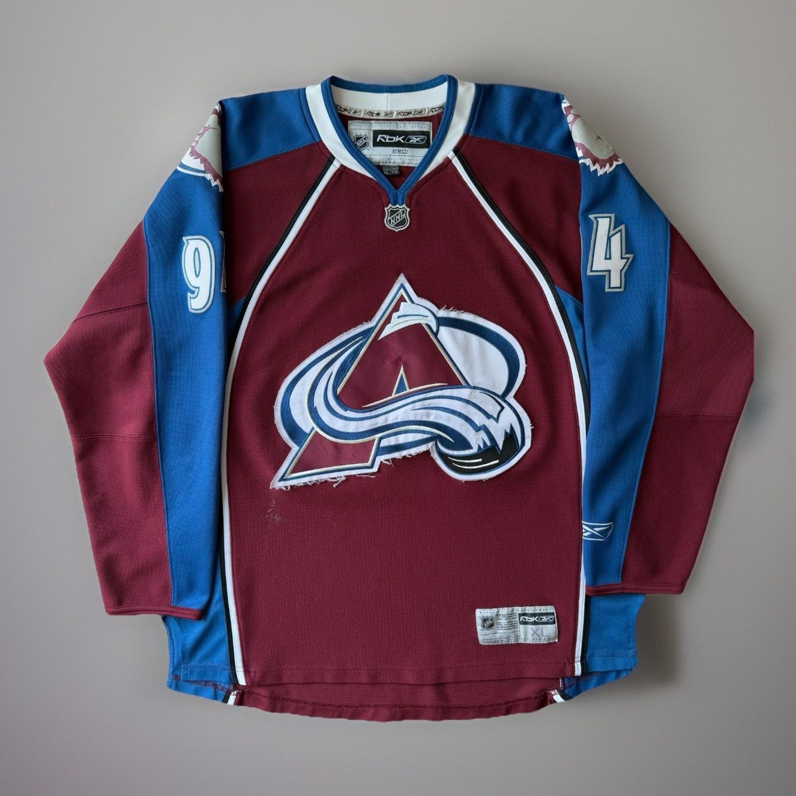 NHL × Reebok Ryan Smyth Colorado Avalanche Jersey XL Maroon NHL Size US XL / EU 56 / 4 - 1 Thumbnail