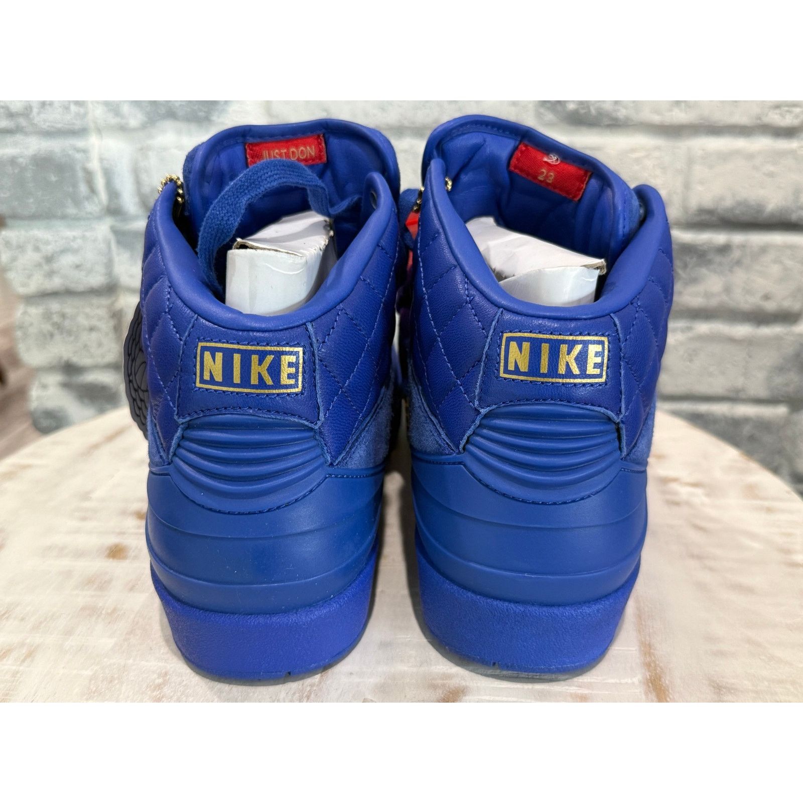 Jordan Brand Jordan 2 Retro Just Don Size 8.5 DS 717170-405 RARE Size US 8.5 / EU 41-42 - 4 Thumbnail