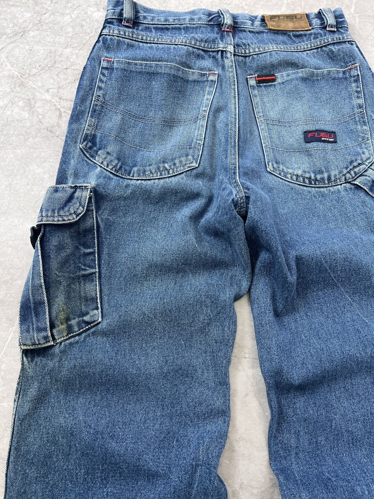 Fubu × Wu-Tang Clan 90s RAP CARGO CARPENTER HIP HOP JEANS PANTS FUBU Size US 30 / EU 46 - 14 Thumbnail