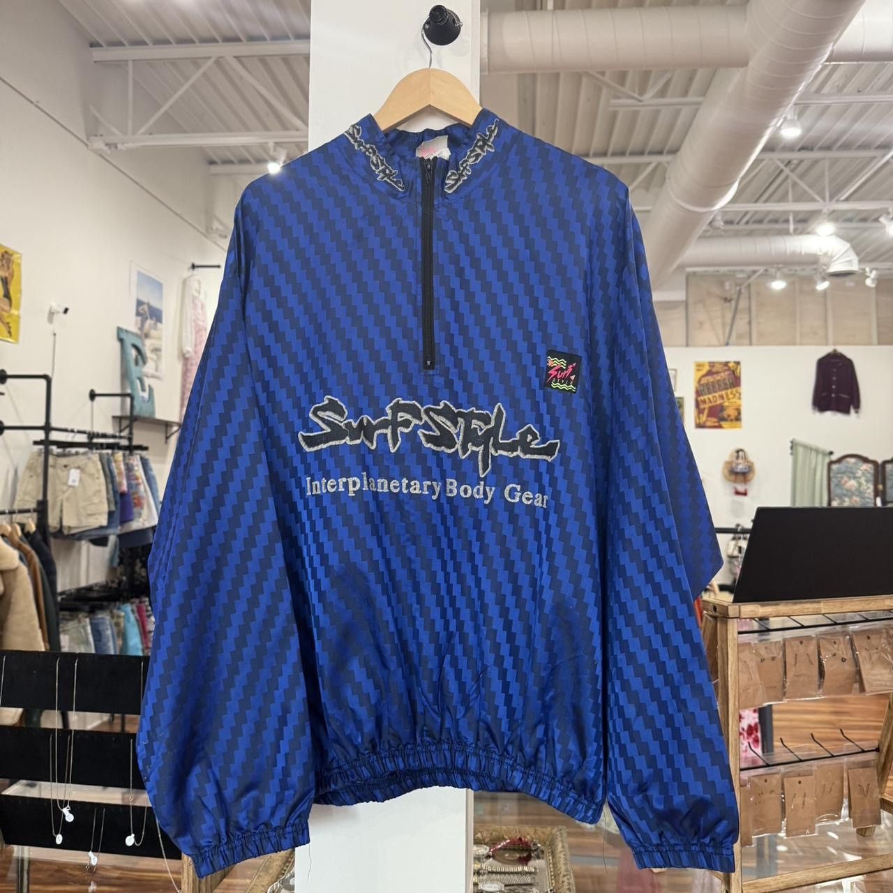 Vintage Vintage 90’s Surf Style Zip Up Windbreaker Jacket Size US XL / EU 56 / 4 - 1 Thumbnail