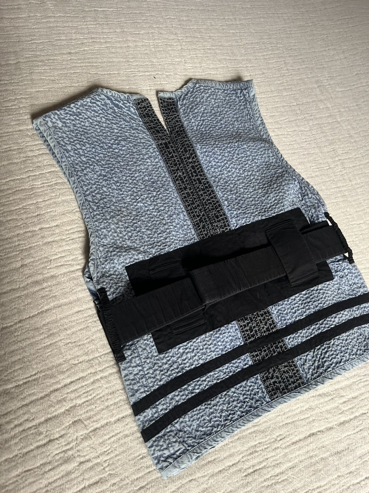 Craig Green Craig Green Quilted Acid-Washed Vest – Runway Piece (FW19) Size US M / EU 48-50 / 2 - 6 Thumbnail