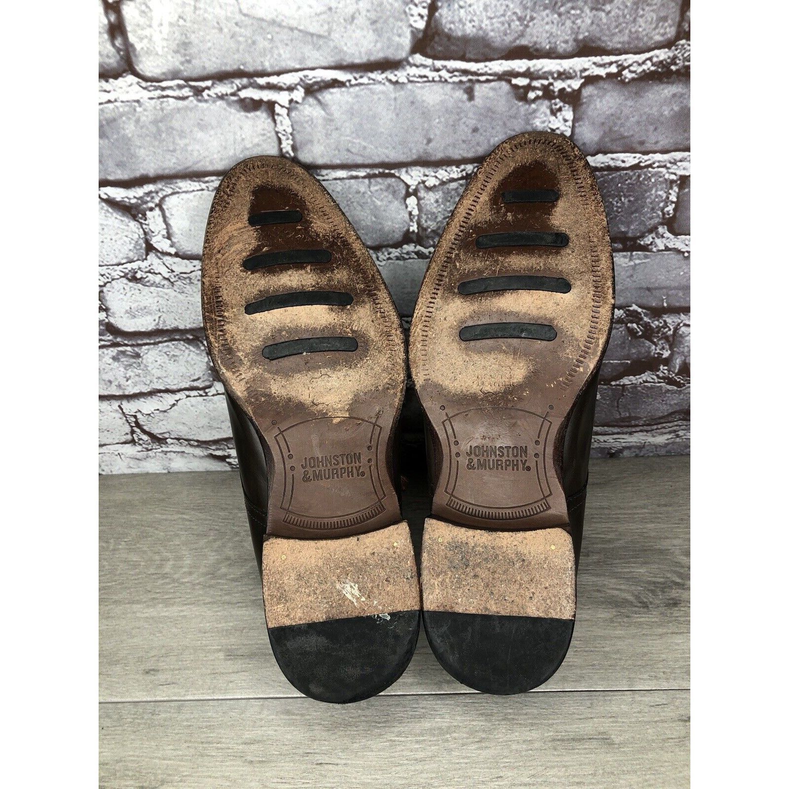 Johnston & Murphy Johnston & Murphy Sheepskin Brown Leather Double Monk Strap Size US 10.5 / EU 43-44 - 22 Thumbnail