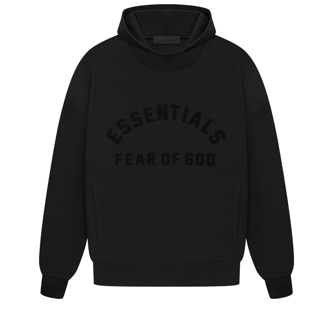 Fear of God 🔥🔥Fear of God Essentials Hoodie Jet Black Sz(XS) Size US XS / EU 42 / 0 - 1 Thumbnail