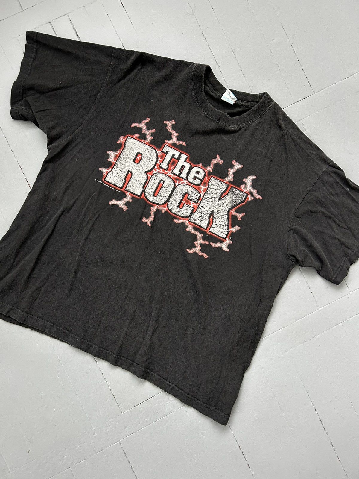 Vintage × WWE × WWF The ROCK vintage t-shirt Size US XL / EU 56 / 4 - 4 Thumbnail