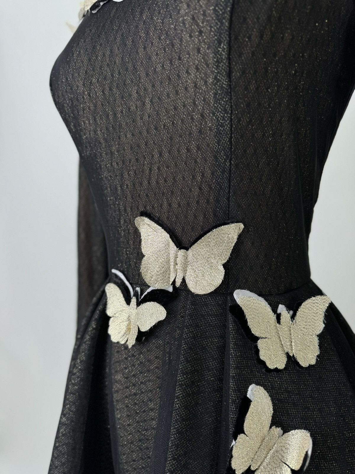 Other Preloved US 6 Black Anna Augusta Maxi Evening Dress Size M / US 6-8 / IT 42-44 - 6 Thumbnail
