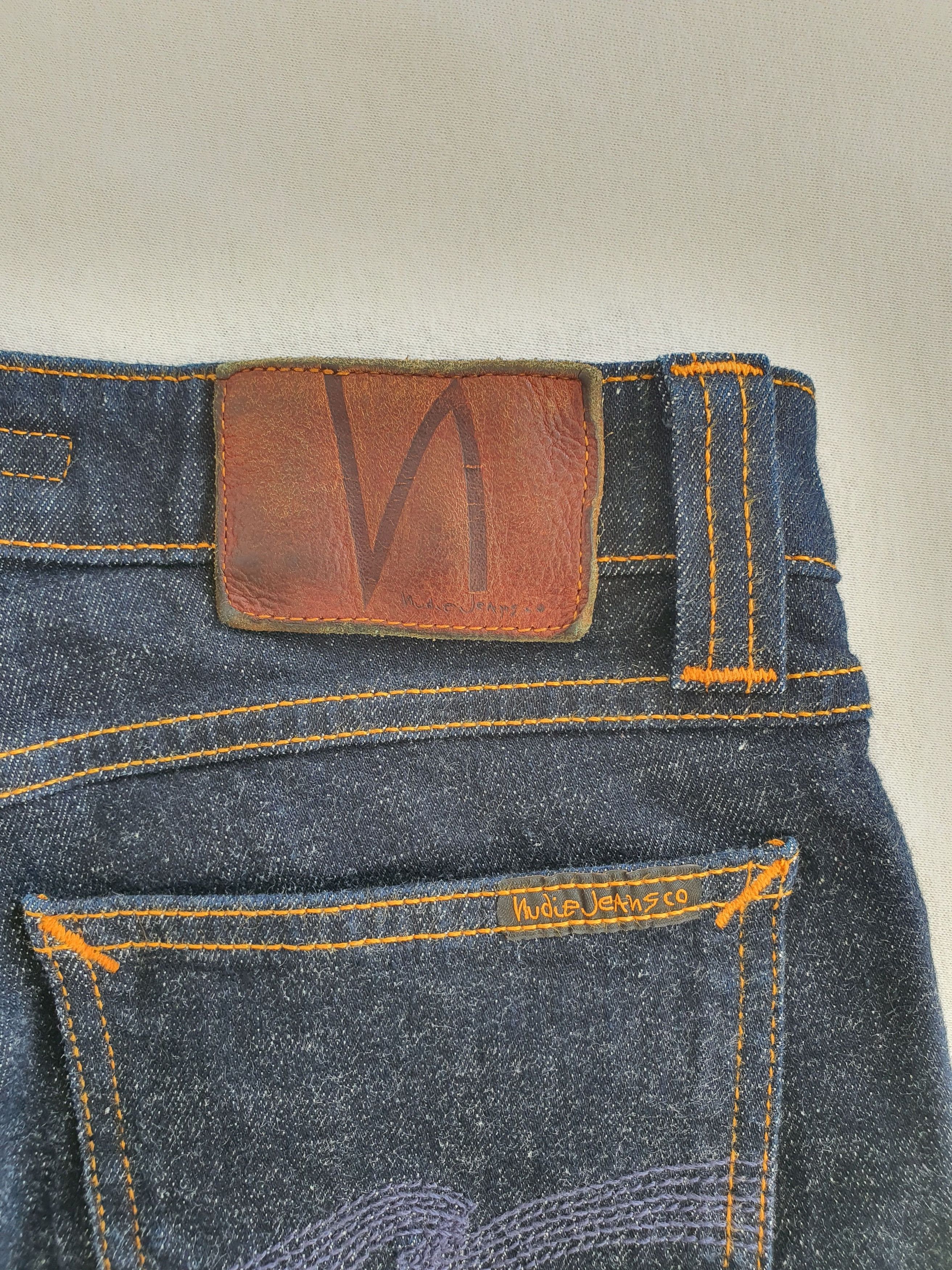 Nudie Jeans SKINNY LIN Denim Jeans - TWILL NAVY (N904) - W27 L32 Size US 27 - 13 Thumbnail