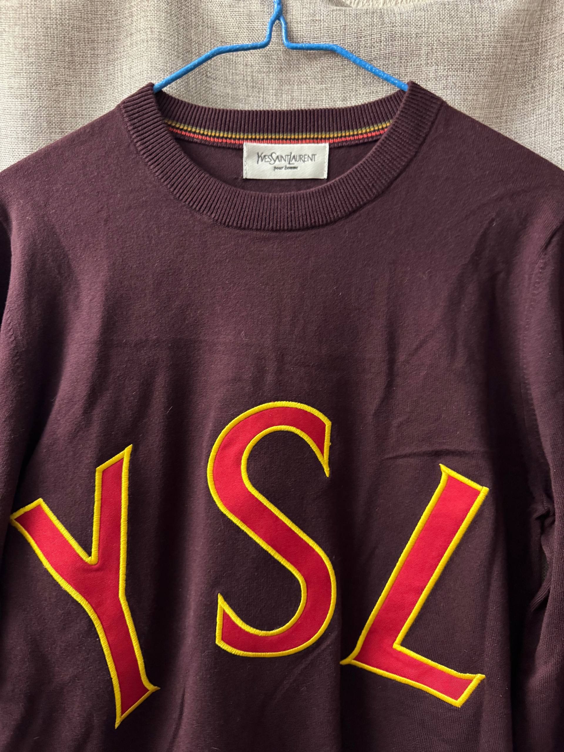 Yves Saint Laurent YSL Sweater Size US M / EU 48-50 / 2 - 2 Thumbnail