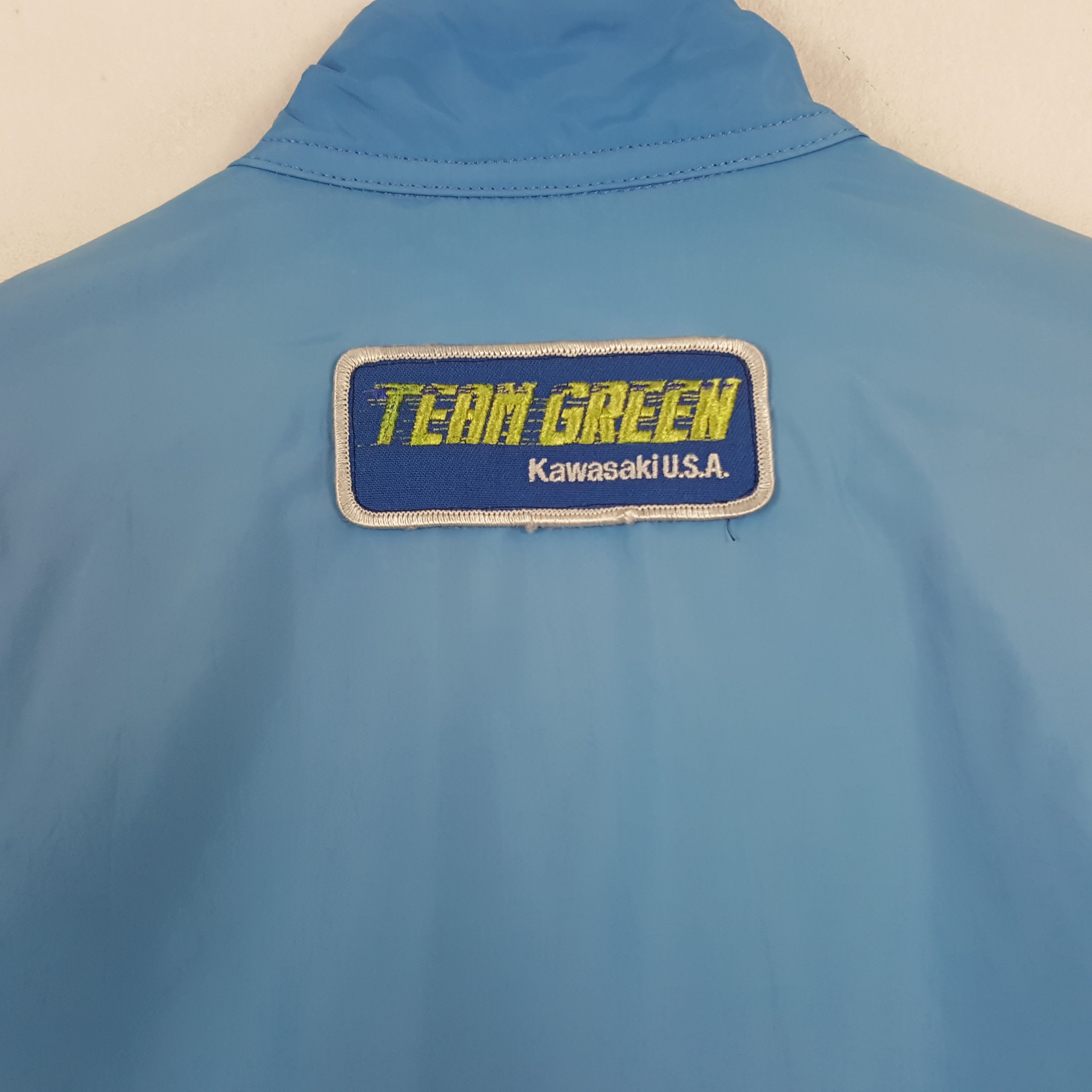 Vintage Vintage Kushitani Kawasaki USA Windbreaker Jacket Size US L / EU 52-54 / 3 - 4 Thumbnail