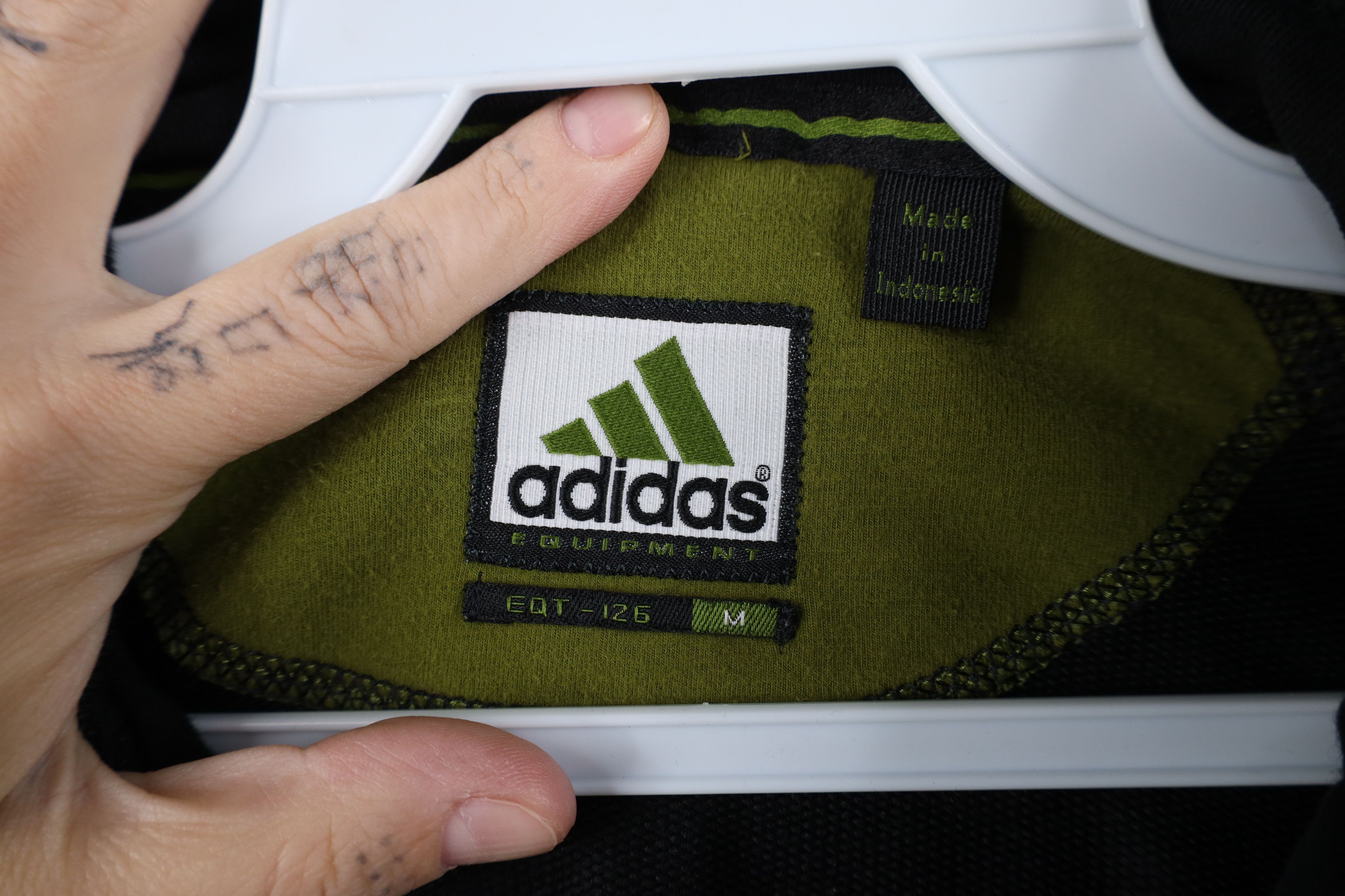 Adidas Vintage 90s Adidas Equipment EQT Half Zip Jacket Top Size US M / EU 48-50 / 2 - 9 Thumbnail