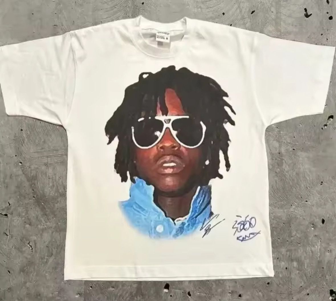 Other Vintage America Rapper Keef Graphic White T-Shirt Size US L / EU 52-54 / 3 - 1 Thumbnail
