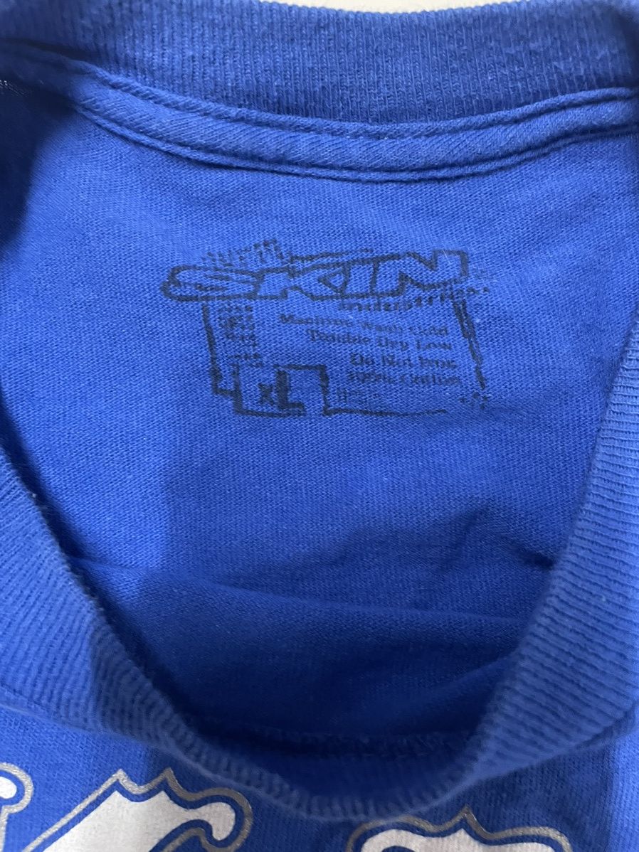 Vintage Skin Indsutries XL Blue Graphic Tee Size US XL / EU 56 / 4 - 2 Thumbnail
