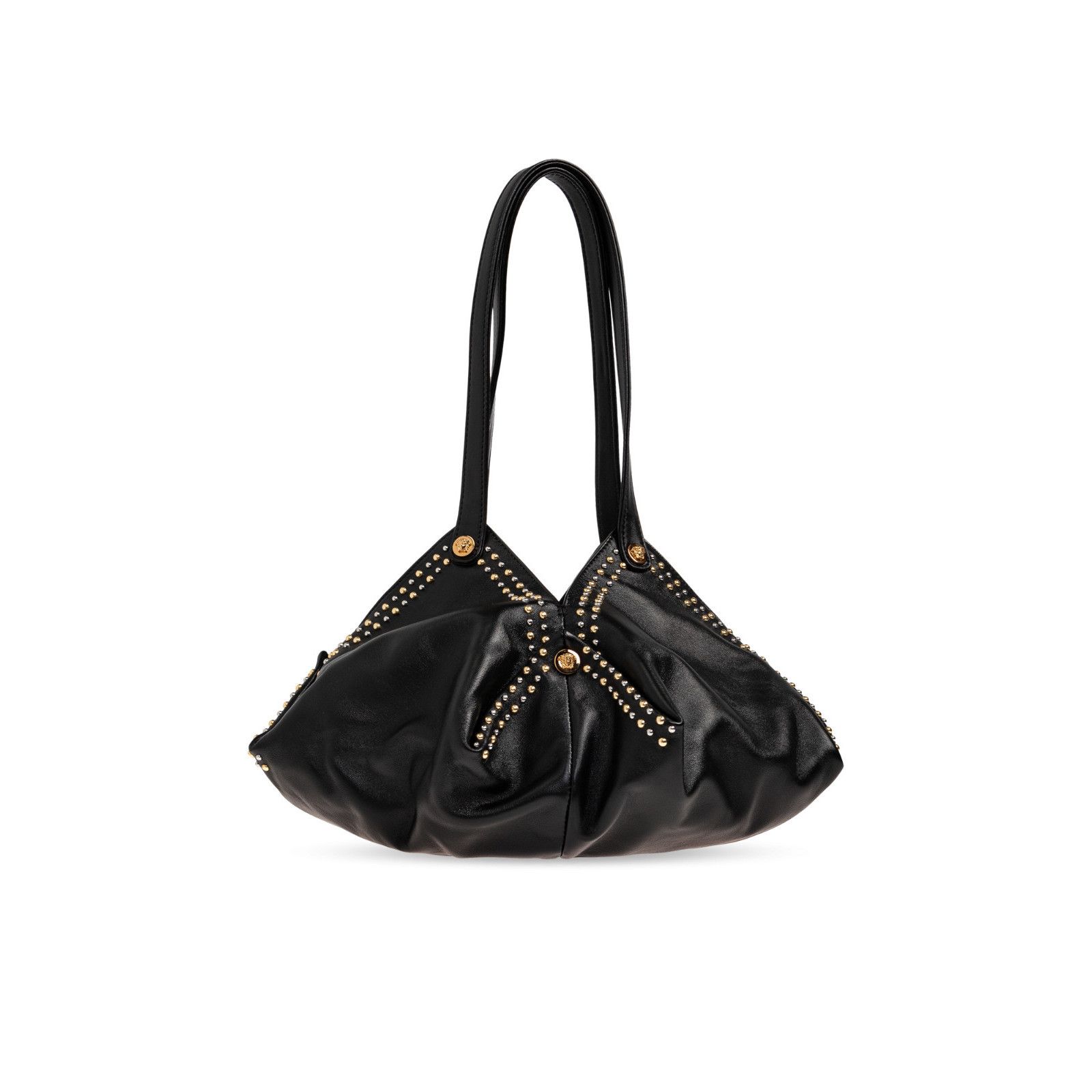 Versace VERSACE Protea Black Leather Shoulder Bag New & Authentic Size ONE SIZE - 2 Thumbnail
