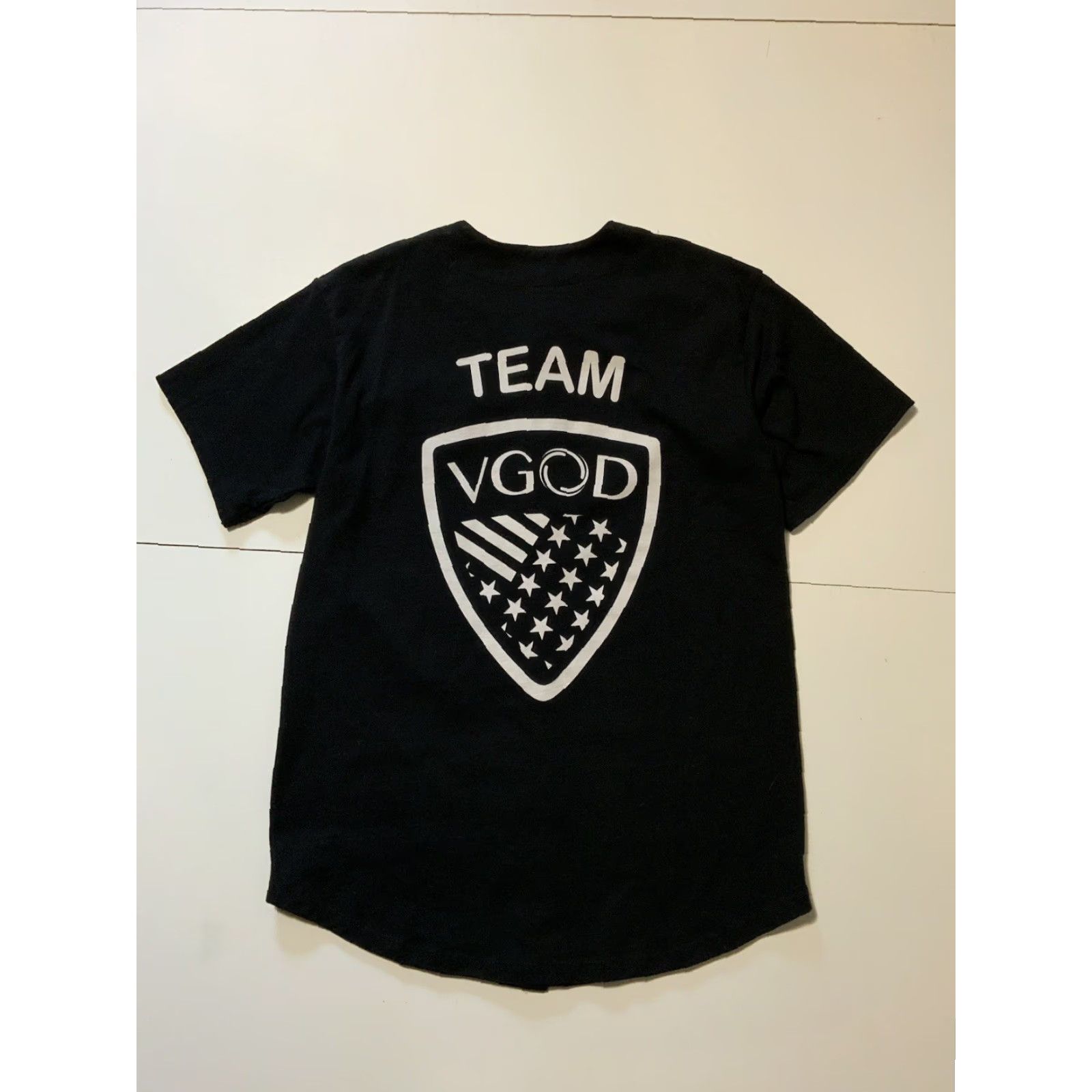American Apparel VINTAGE American Apparel Team VGOD Limited Edition S/S Baseball Jersey Sz. S Mens Black Baseball Jersey Limited Edition S/S > Size US S / EU 44-46 / 1 - 2 Thumbnail
