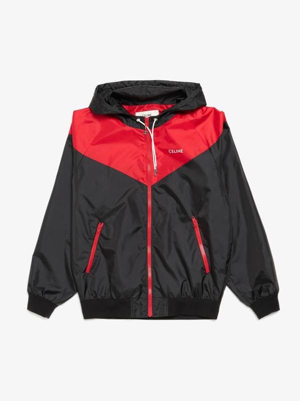 Celine SS21 Celine windbreaker hoodie jacket Hedi Slimane logo 52 Size US L / EU 52-54 / 3 - 24 Thumbnail