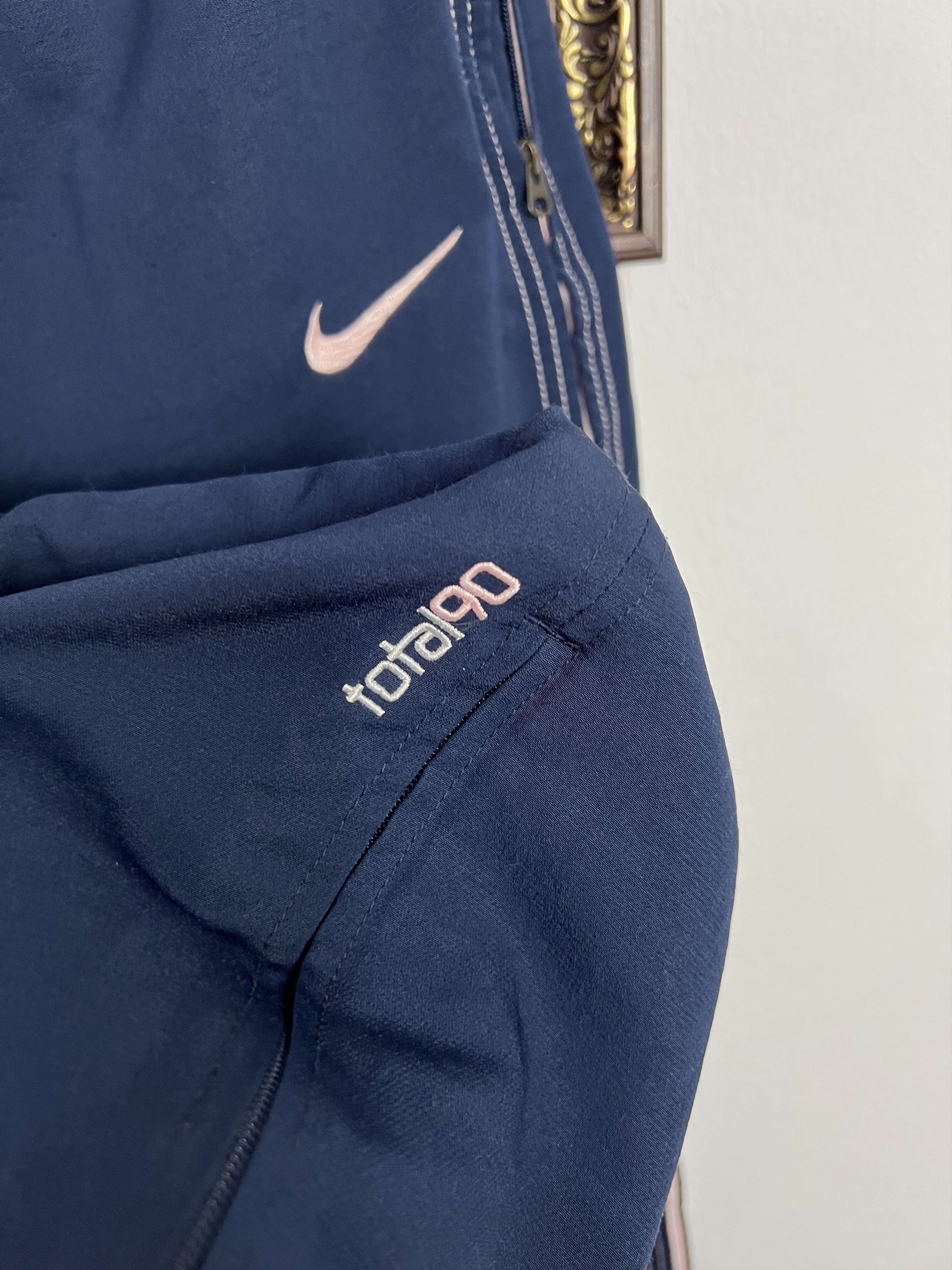 Nike Vintage Nike Juventus Football Pants Soccer Blue Mens L Size US 34 / EU 50 - 7 Thumbnail