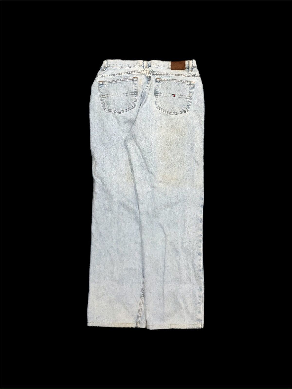Tommy Hilfiger Vtg 90s Tommy Hilfiger Big Flag Jeans Size 36" / US 14 / IT 50 - 1 Thumbnail