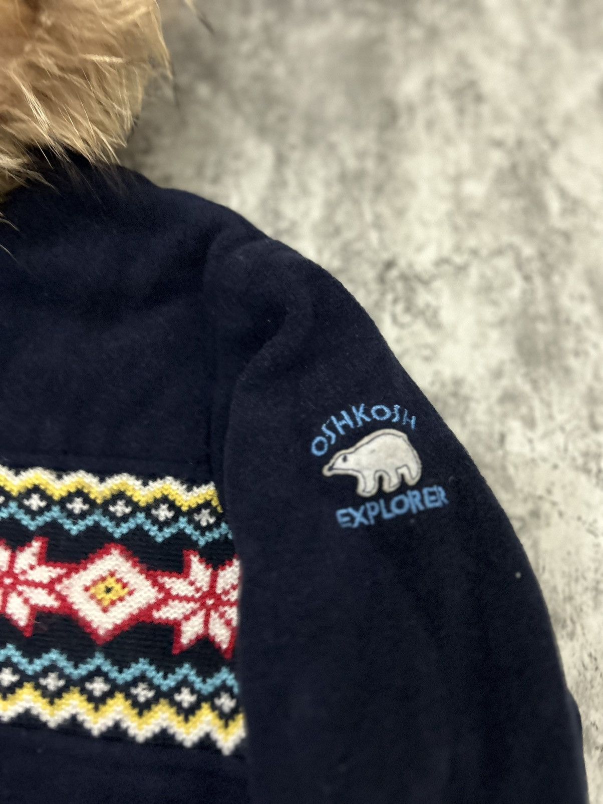 If Six Was Nine × Le Grande Bleu (L.G.B.) × Oshkosh Oshkosh Navajo Fur Jacket Size US S / EU 44-46 / 1 - 3 Thumbnail