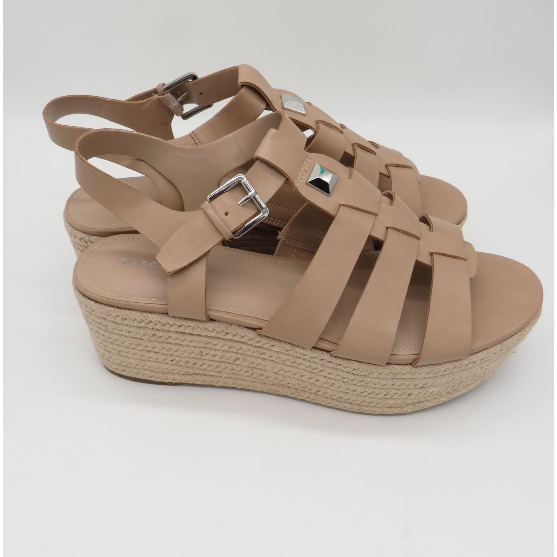 Marc Fisher Marc Fisher Women's Tan Strappy Espadrille Platform Sandals Size US 11 / IT 41 - 1 Thumbnail