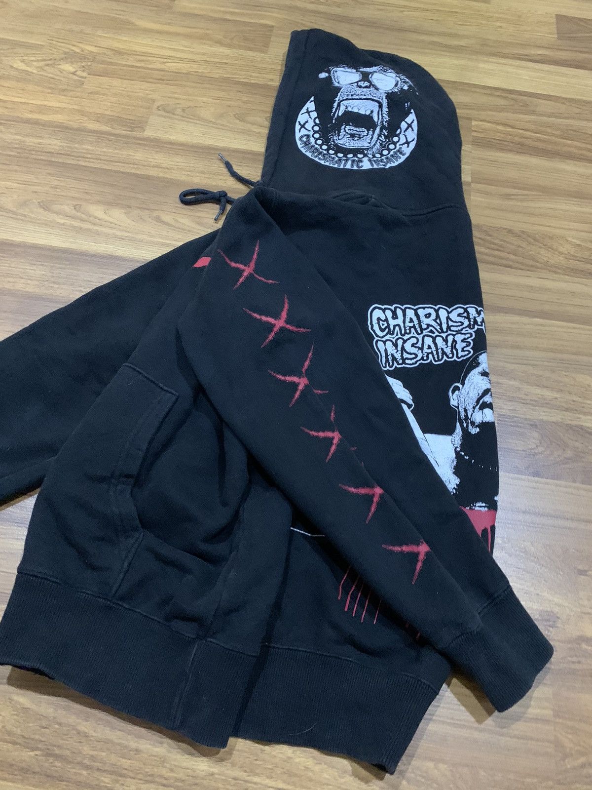 CHARISMATIC JUN KASAI JAPANESE WRESTLINHT WCW FMW WWF HOODIE