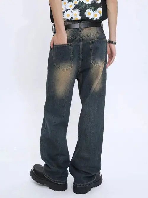 Jean Retro style loose straight mid-rise jeans Size US 32 / EU 48 - 7 Thumbnail