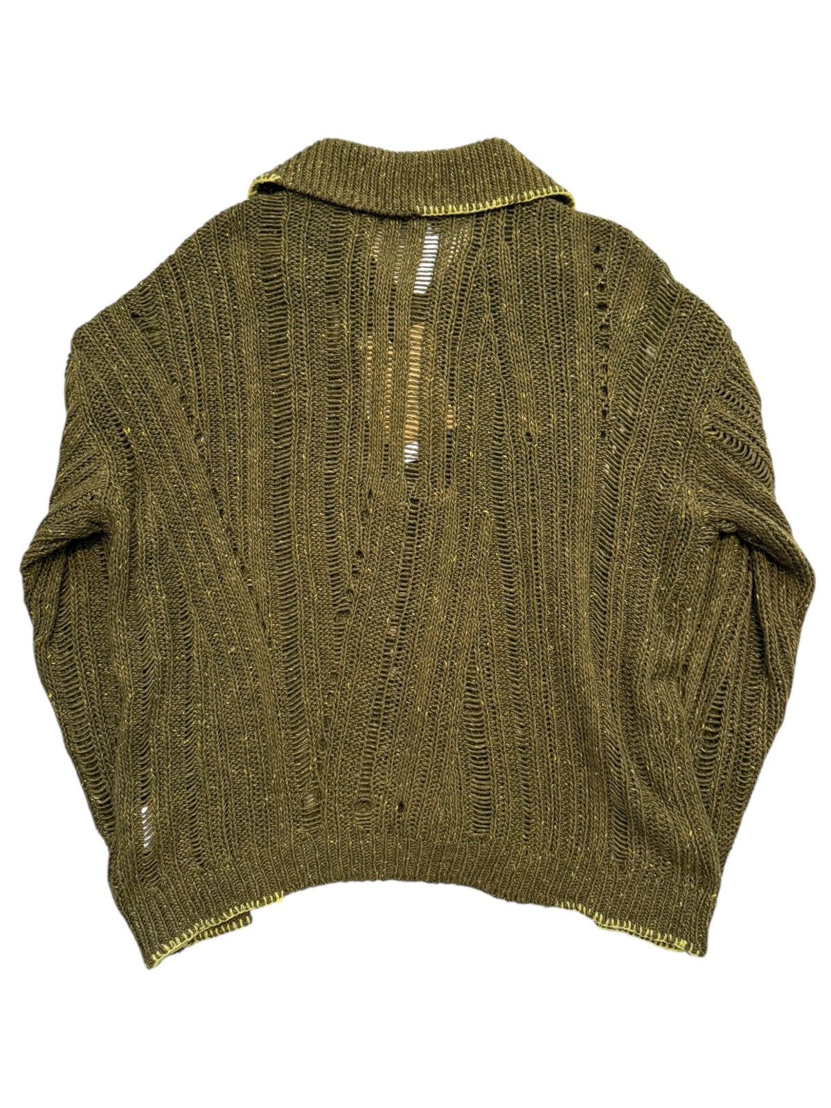 Andersson Bell Nep Asymmetric Knit Wool Cardigan Size US S / EU 44-46 / 1 - 2 Thumbnail
