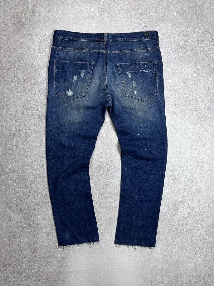Alexander McQueen Vintage Alexander McQueen Distressed Flared Jeans 36 Size US 36 / EU 52 - 5 Thumbnail