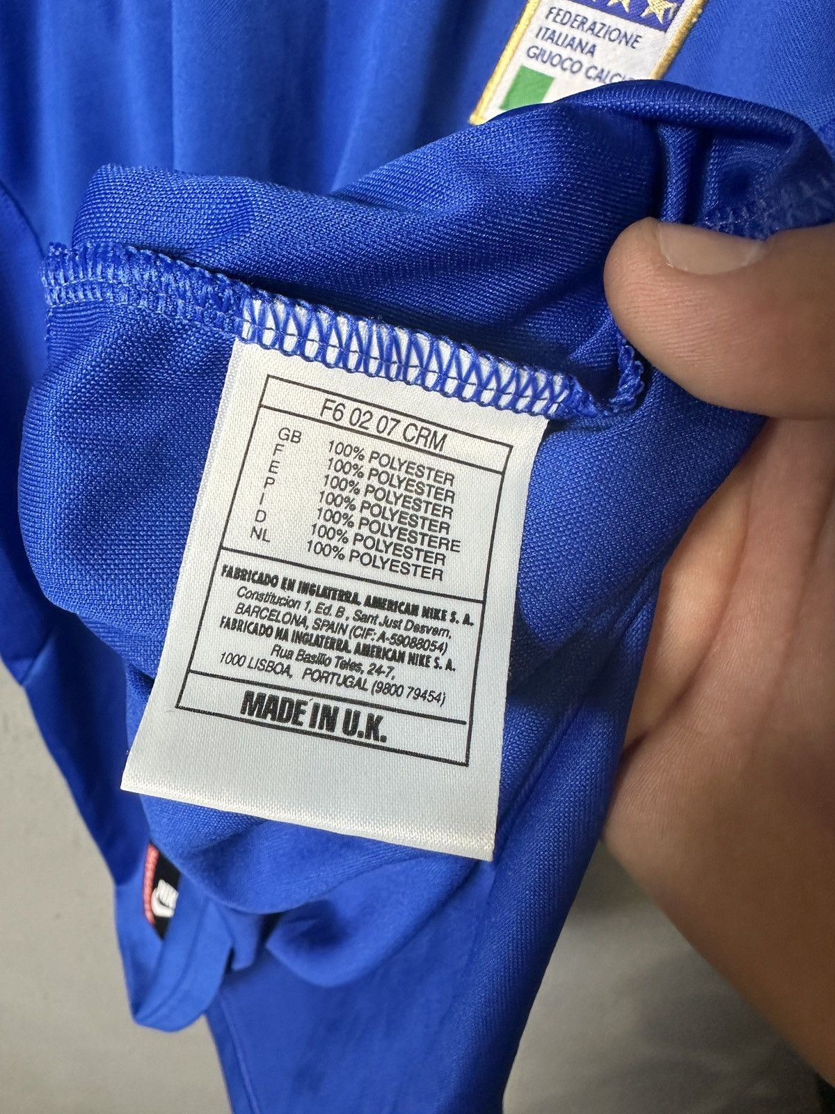 Nike × Vintage Italy Italia 1996-1997 Home Football Shirt Jersey Nike Retro Size US XL / EU 56 / 4 - 7 Thumbnail