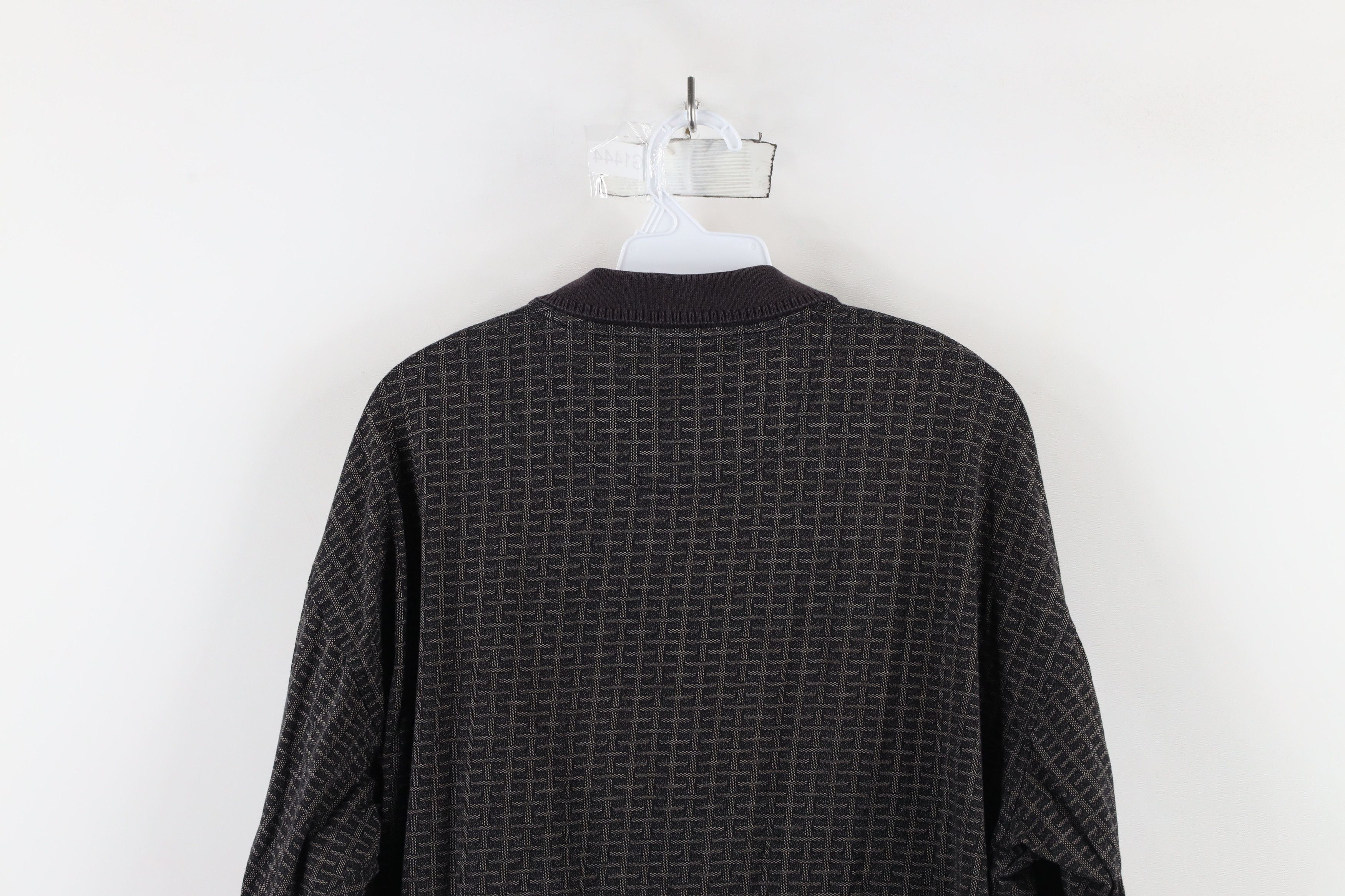 Vintage Vintage 90s Streetwear Geometric Collared Golf Polo Shirt Size US XL / EU 56 / 4 - 9 Thumbnail