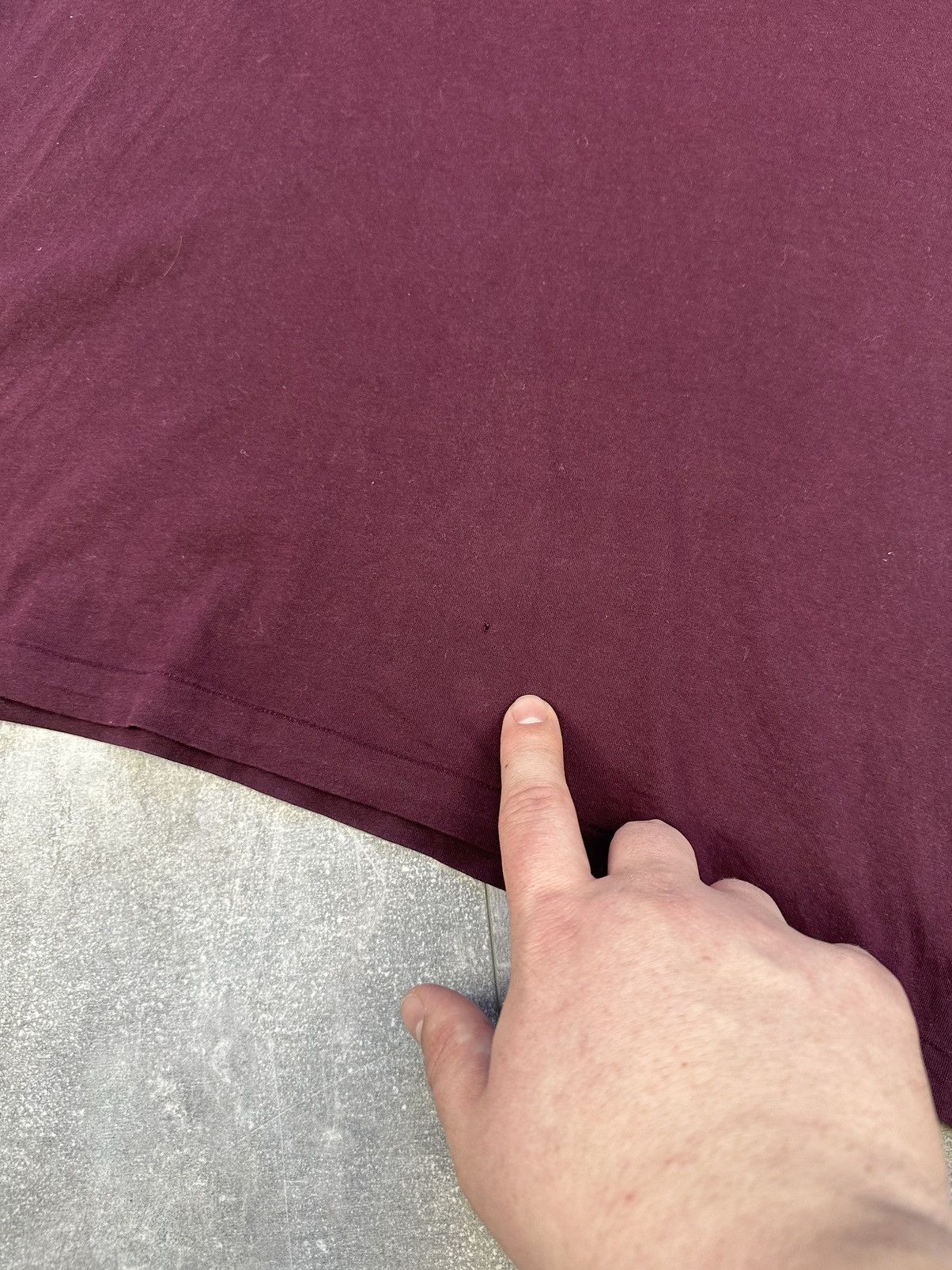 Burberry Burberry Brit Burgundy Small Logo Tee Size US M / EU 48-50 / 2 - 8 Thumbnail