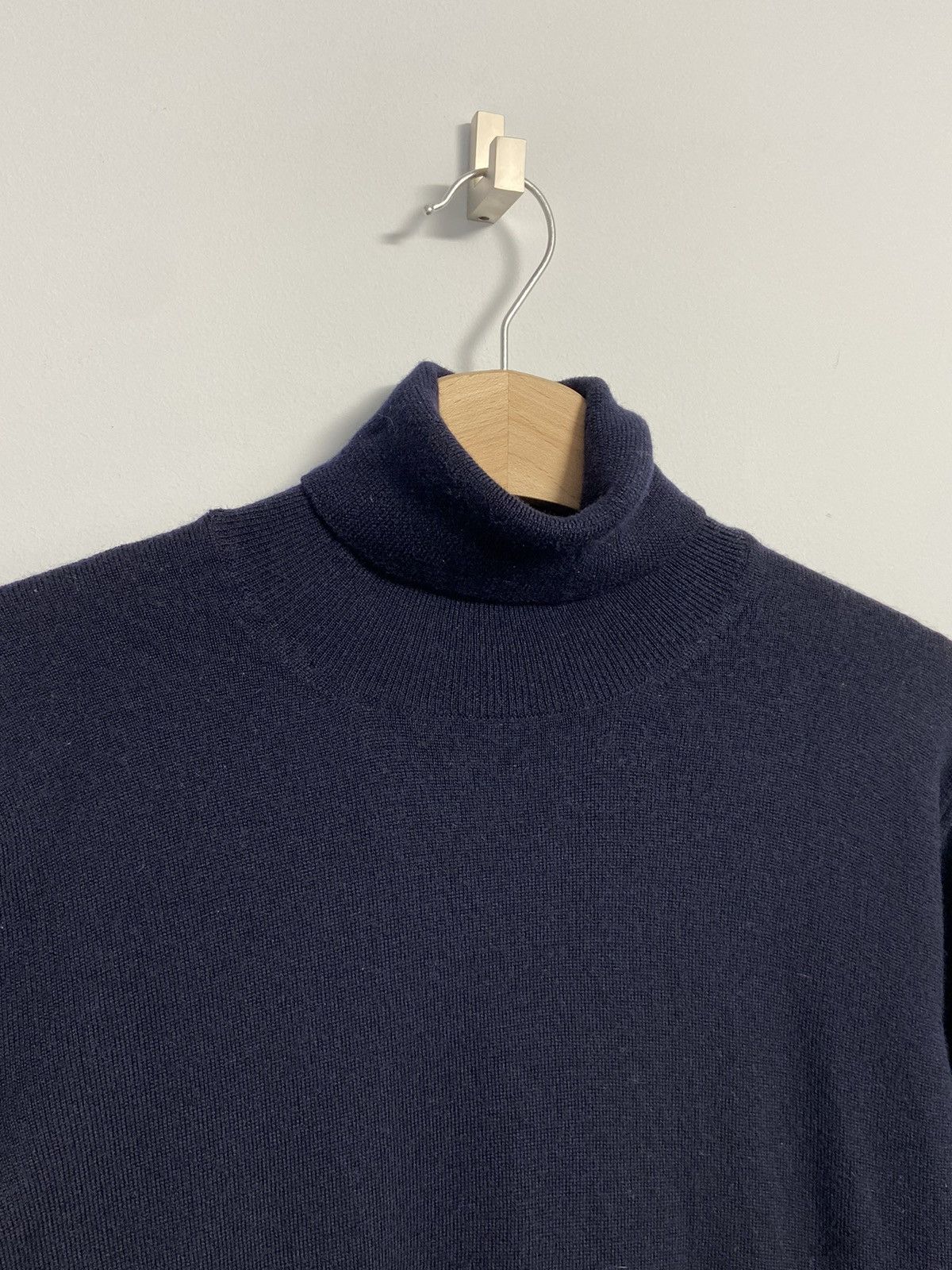 Pal Zileri Pal Zileri Turtleneck Sweater Men Blue Wool Size US M / EU 48-50 / 2 - 4 Thumbnail
