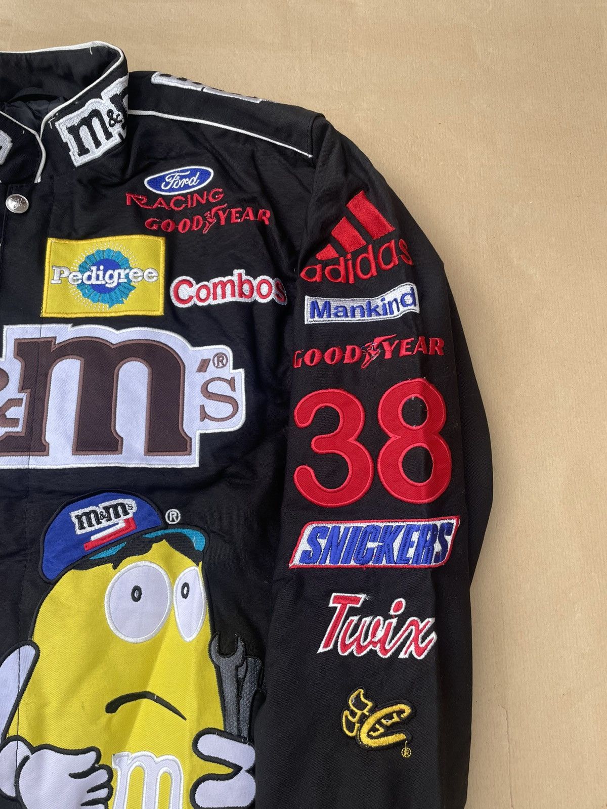 NASCAR × Vintage 🆘Rare🆘 Vintage JH Design M&M's NASCAR racing jacket Size US M / EU 48-50 / 2 - 10 Thumbnail