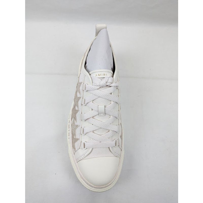 Amiri o1rshd1 Stars Court Low-Top Sneakers in Alabaster Size US 10 / EU 43 - 6 Thumbnail