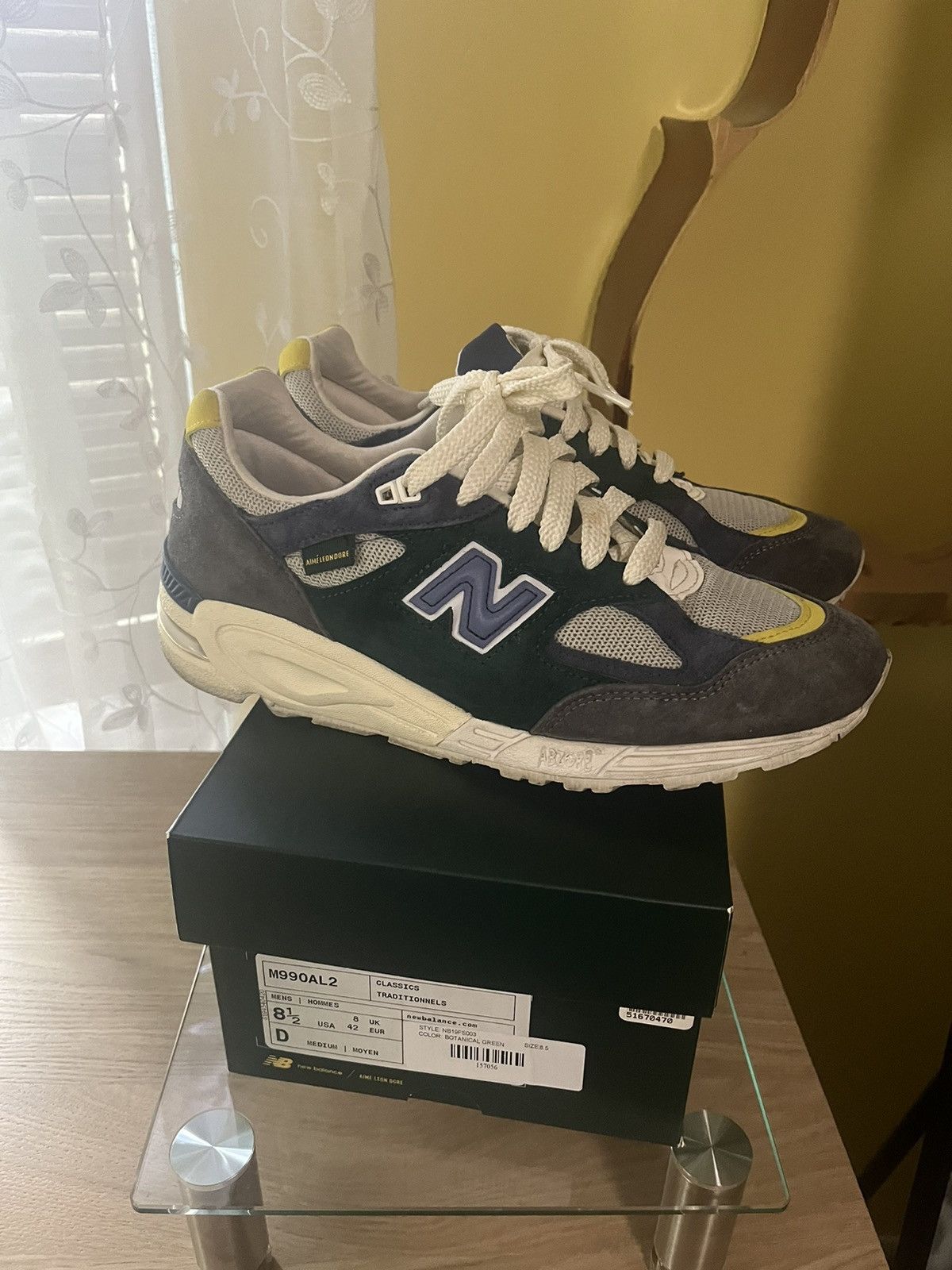 Aimé leon dore x fashion new balance 990v2