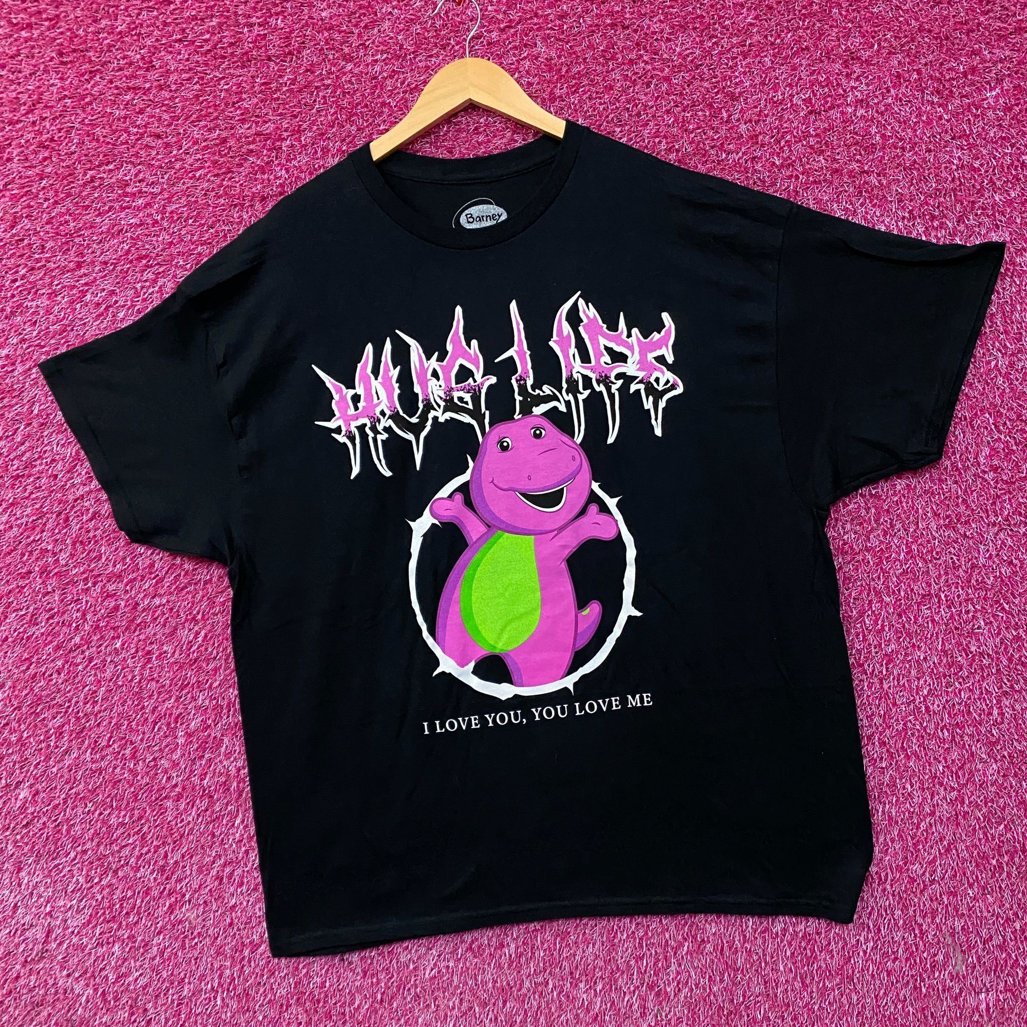 Other Barney the Dinosaur "Hug Life" Metal Graphic T-Shirt 2XL Size US XXL / EU 58 / 5 - 3 Thumbnail