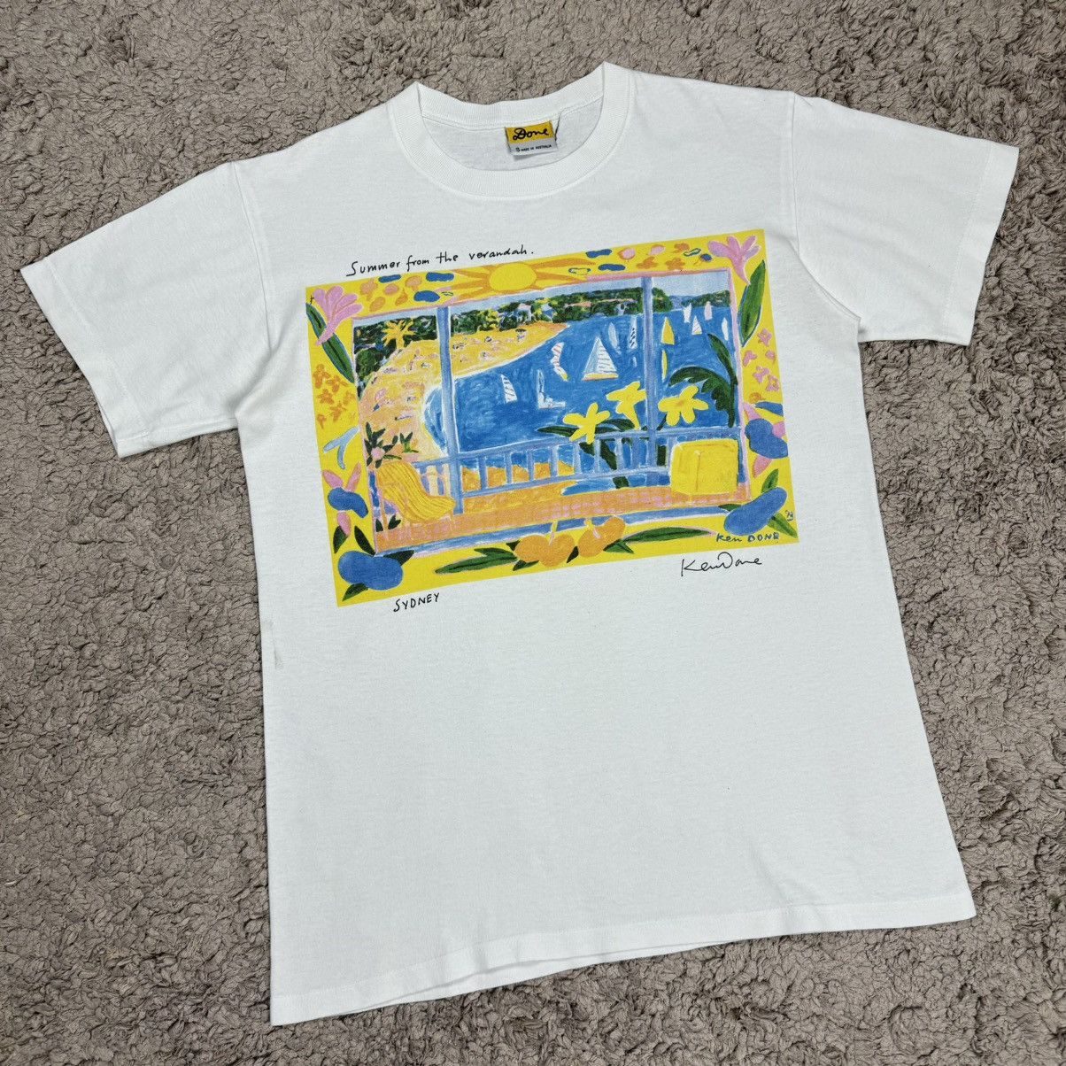 Vintage Vintage Art by Ken Done Sydney Graphic T-shirt Size US S / EU 44-46 / 1 - 3 Thumbnail