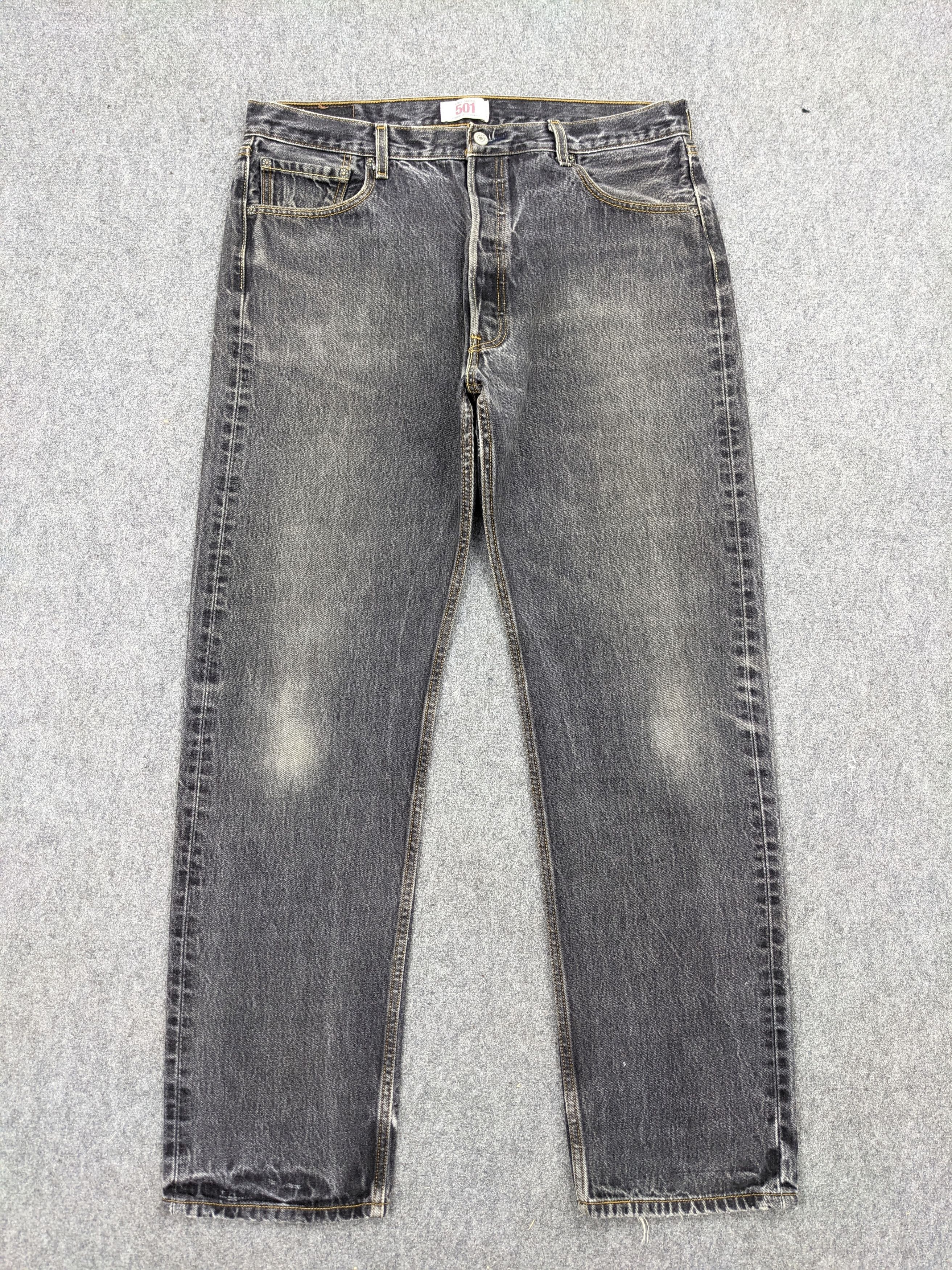 Levi's Vintage Levis 501 Faded Black Jeans DJ0028Z Size US 36 / EU 52 - 1 Thumbnail