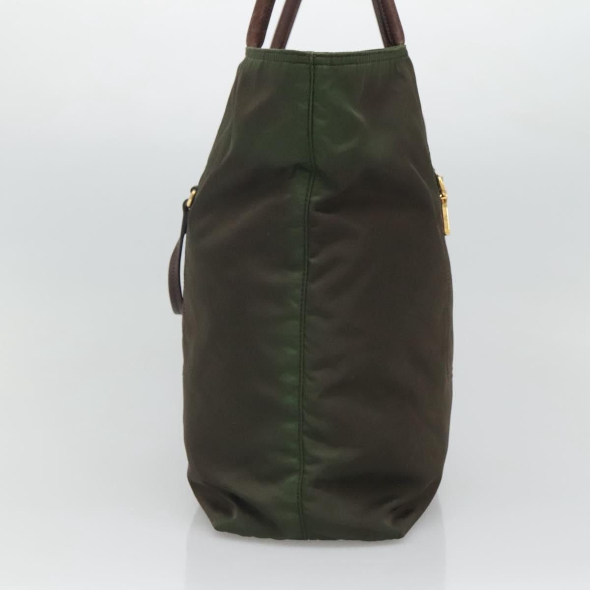 Prada PRADA Tote Bag Nylon Khaki Gold Size ONE SIZE - 5 Thumbnail