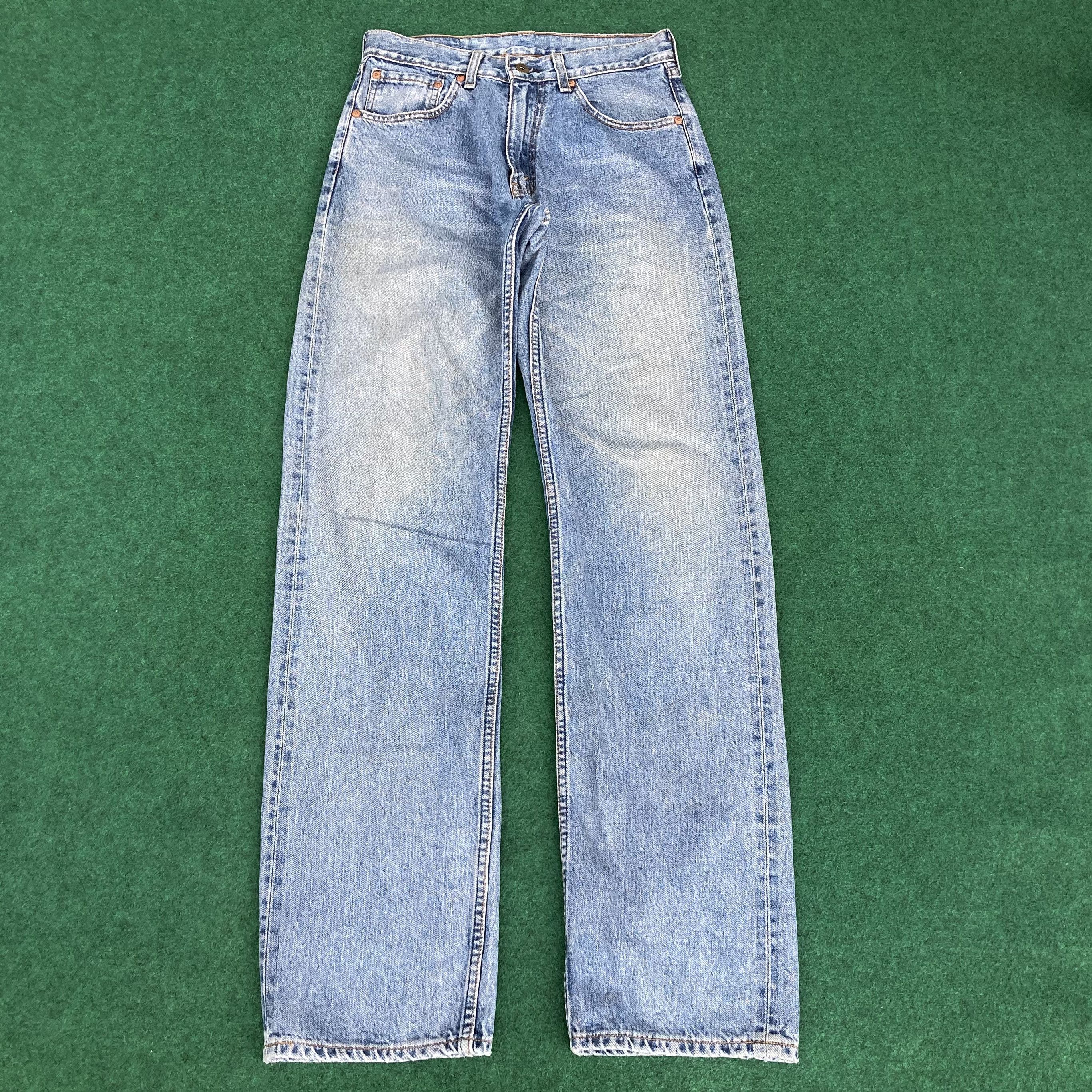 Levi's 28x35.5 Vintage Levis 503 Redline Selvedge Denim Blue Jeans Size US 28 / EU 44 - 3 Thumbnail