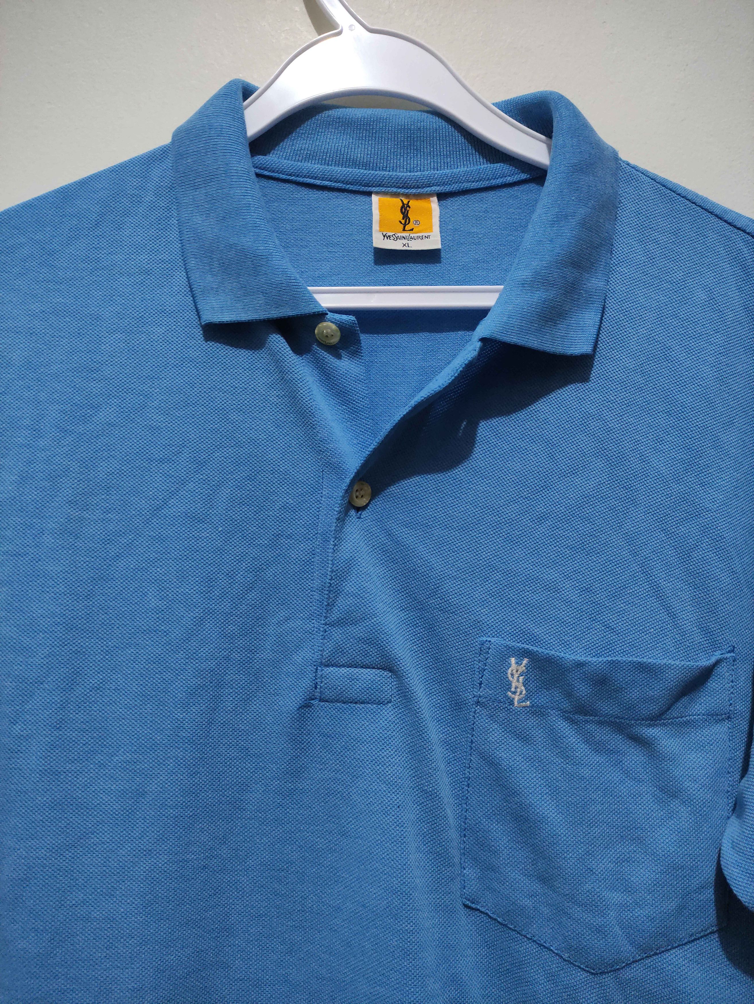 Yves Saint Laurent Yves Saint Laurent YSL Vintage Polo T-Shirt Size US XL / EU 56 / 4 - 3 Thumbnail